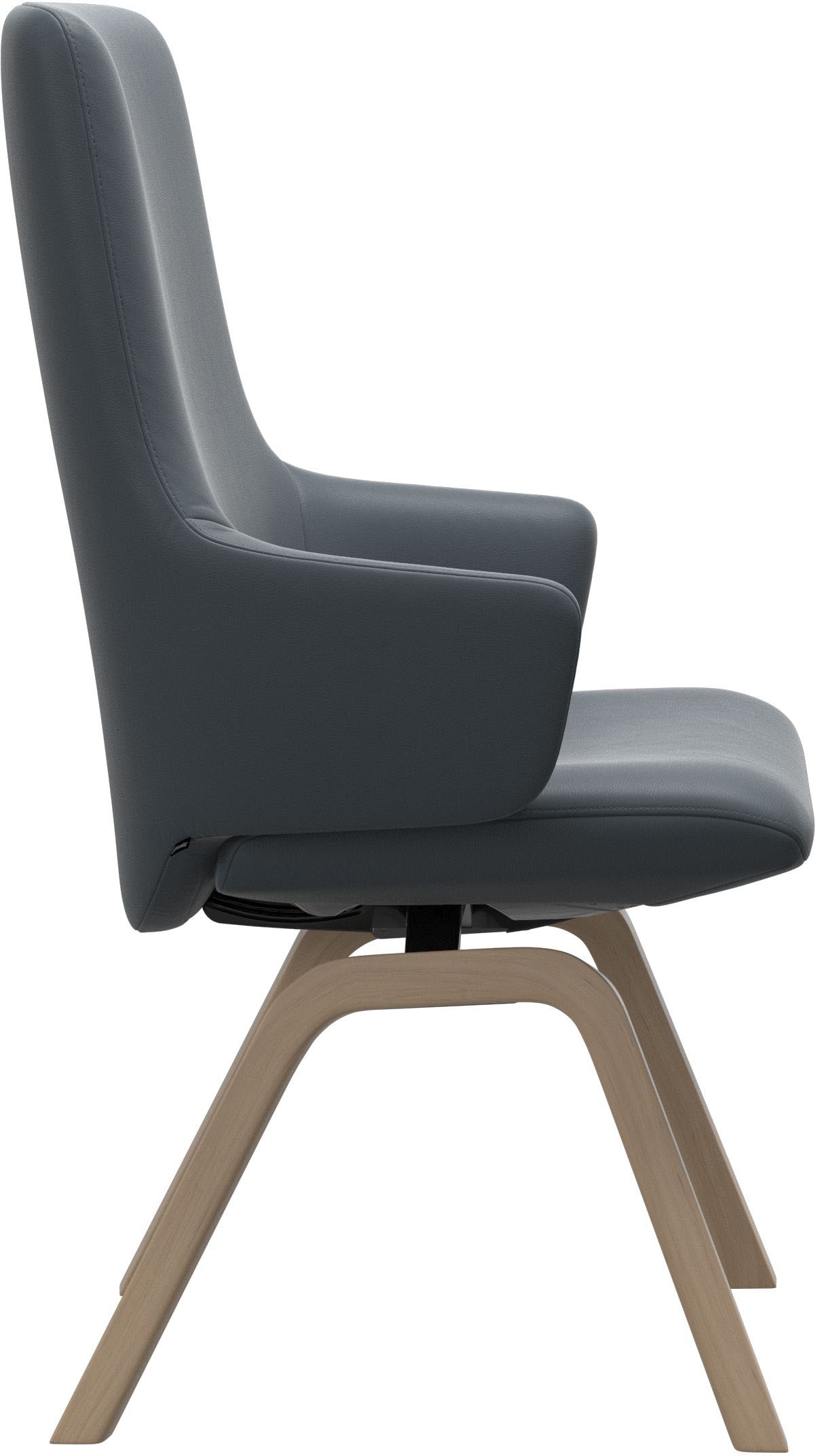 Stressless® Polsterstuhl »Laurel«, Leder BATICK, High Back mit Armlehne, Größe L, schräggestellte Beine in Walnuss