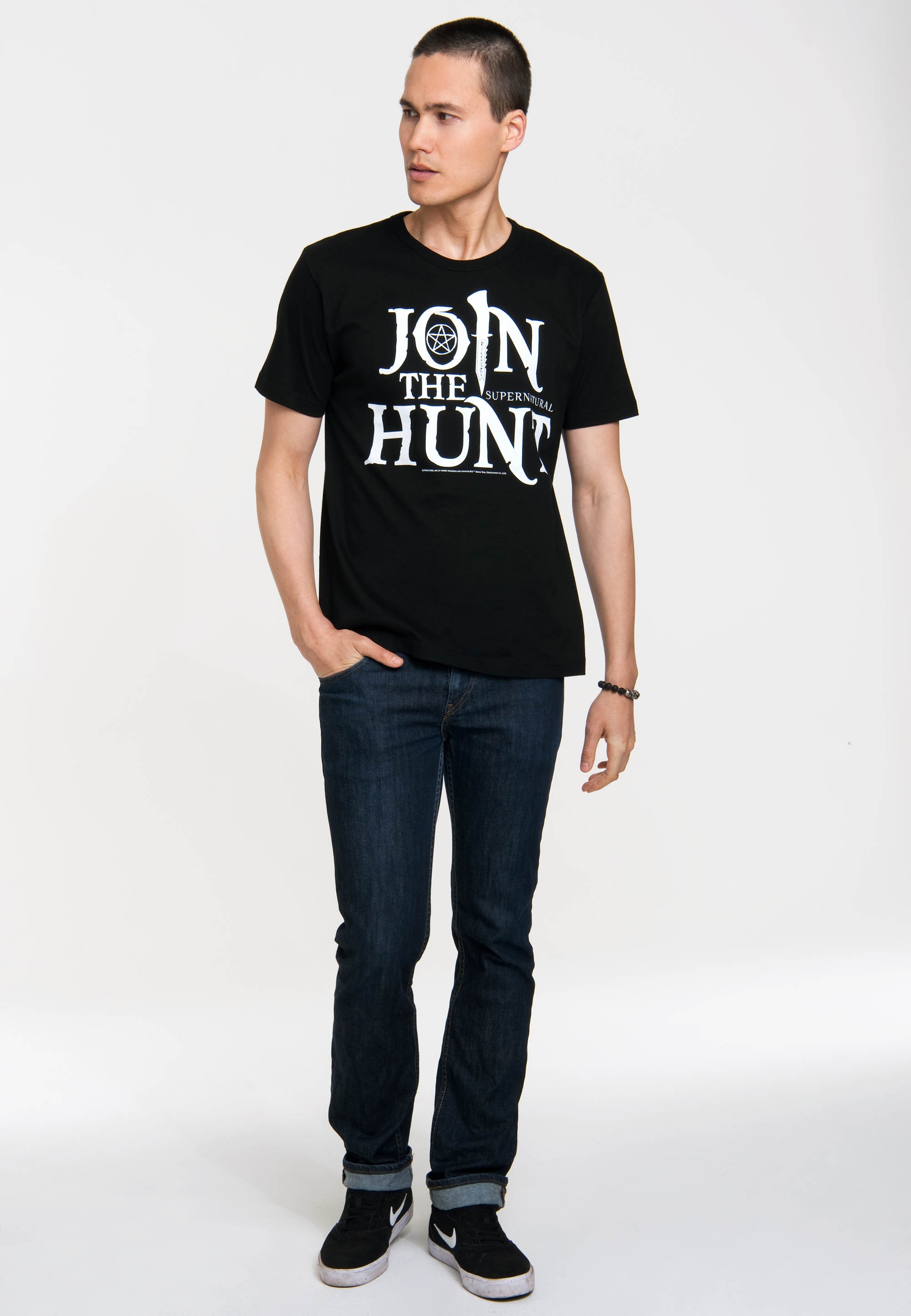 LOGOSHIRT T-Shirt »Supernatural - Join The Hunt«, mit Supernatural-Print