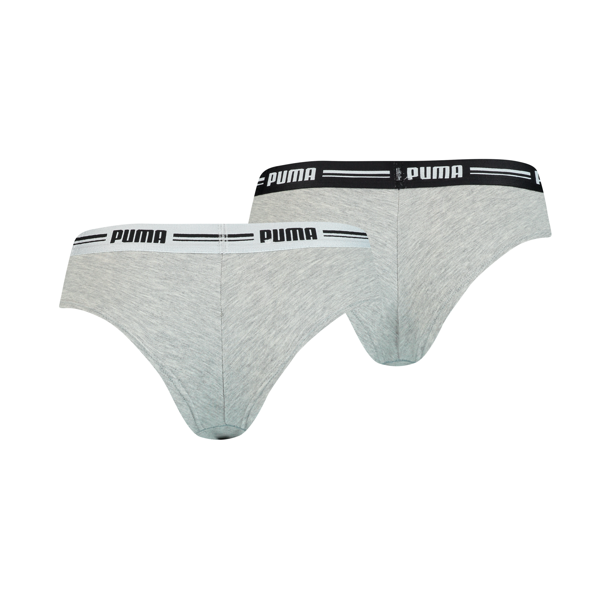 PUMA Brasilslip »PUMA WOMEN BRAZILIAN 2P HANG«, (2er Pack), mit weichem Logobündchen