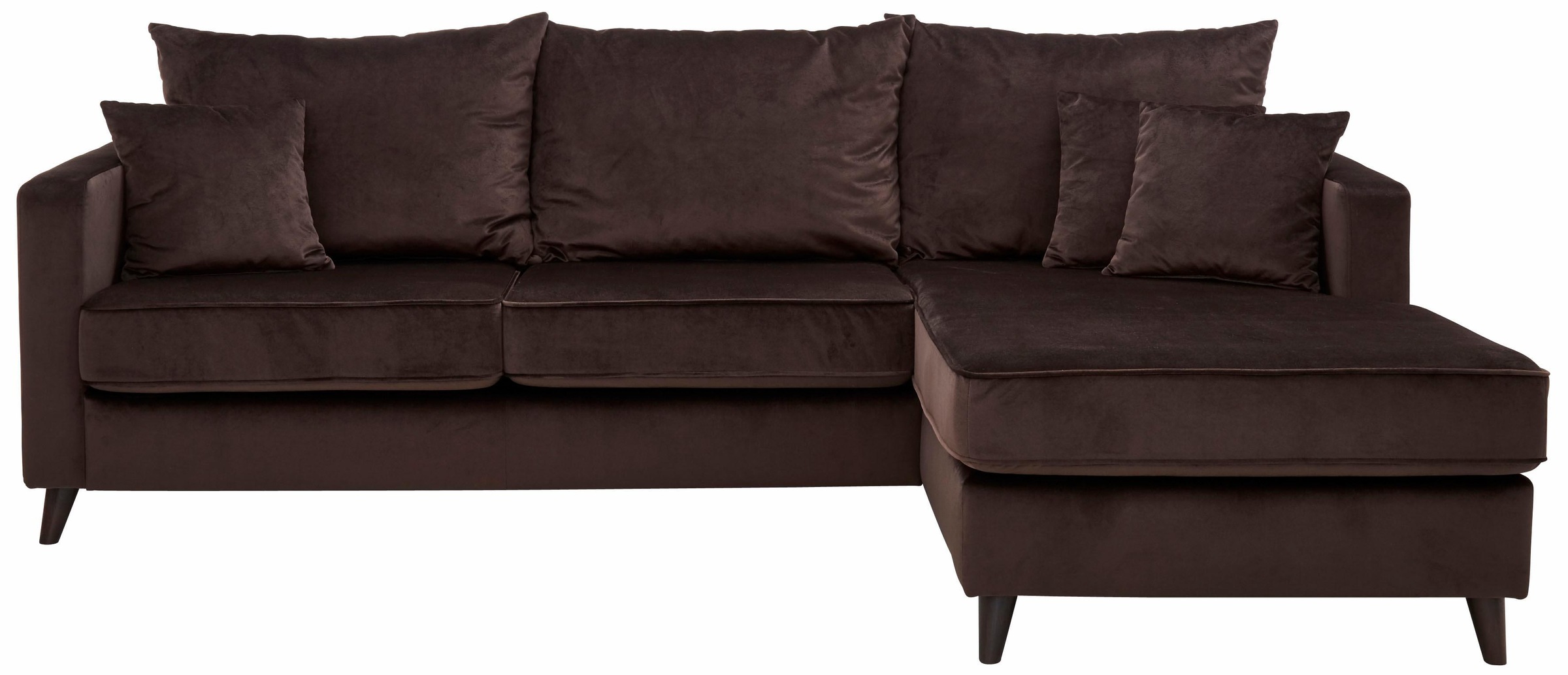 Guido Maria Kretschmer Home&Living Ecksofa »Renesse L-Form«, lose Kissen, Keder an Sitzkissen