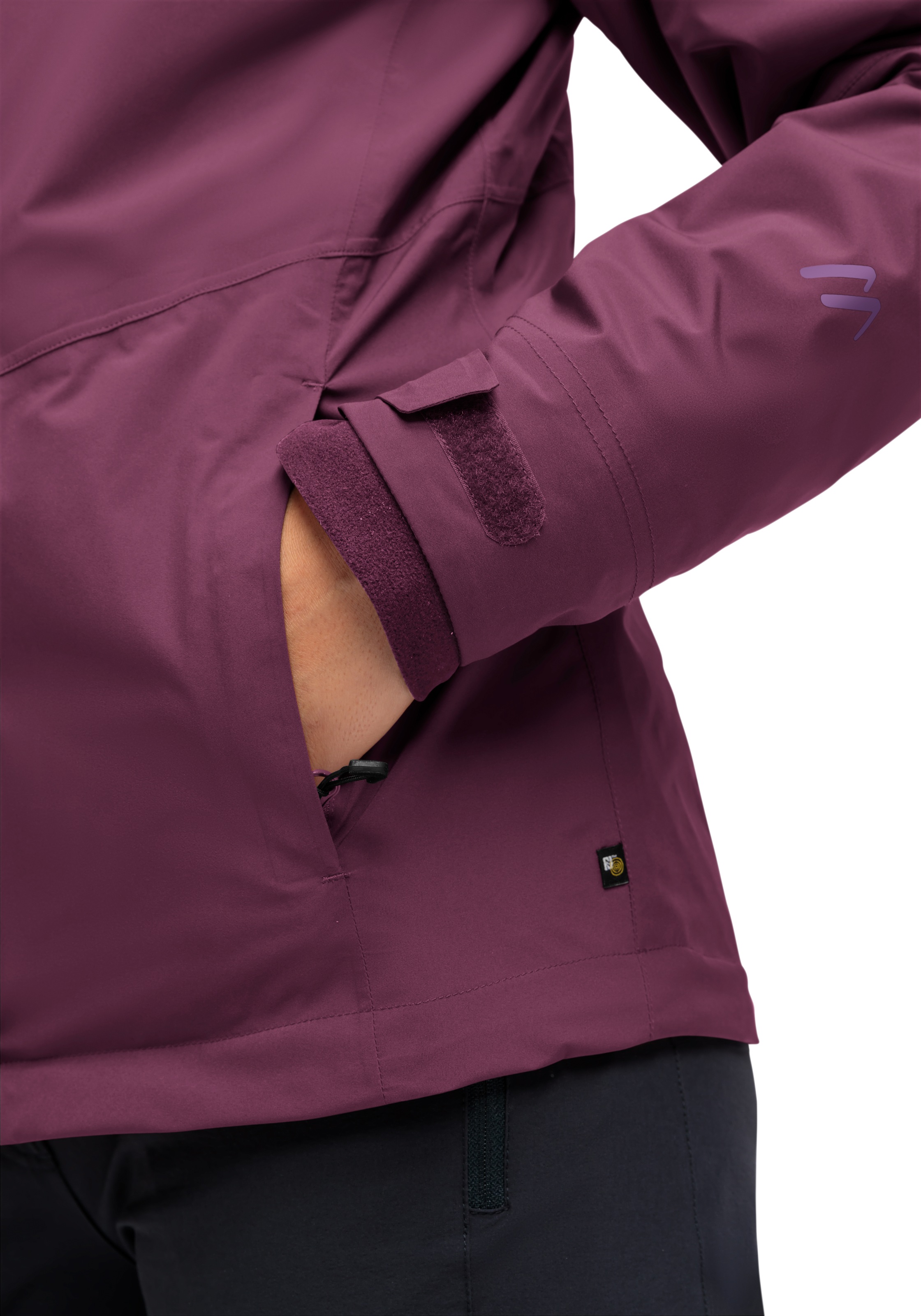 Maier Sports Funktionsjacke »Metor 3in1 W«, Damen Outdoorjacke, wasserdicht, RV-Taschen, Kapuze