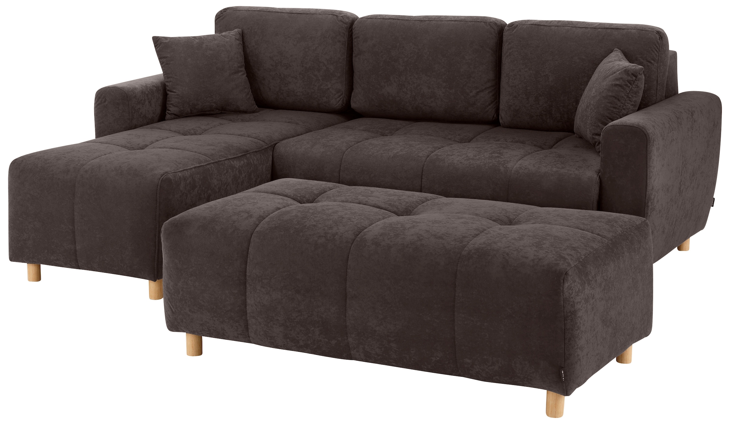 Home affaire Ecksofa »Scania L-Form« wahlweise mit Bettfunktion und Bettkasten