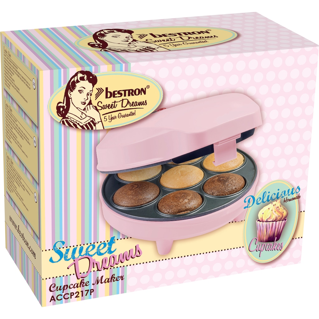 bestron Cupcake-Maker »ACC217P Sweet Dreams«, 700 W