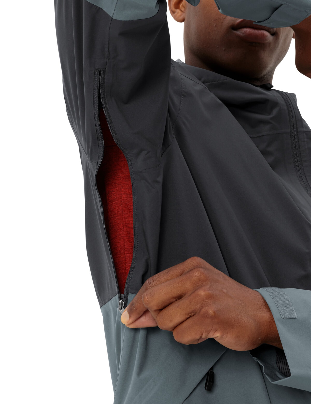 VAUDE Outdoorjacke »MEN'S NEYLAND 2.5L JACKET« mit Kapuze sportlicher Stil, mit Kapuze, wasserdicht