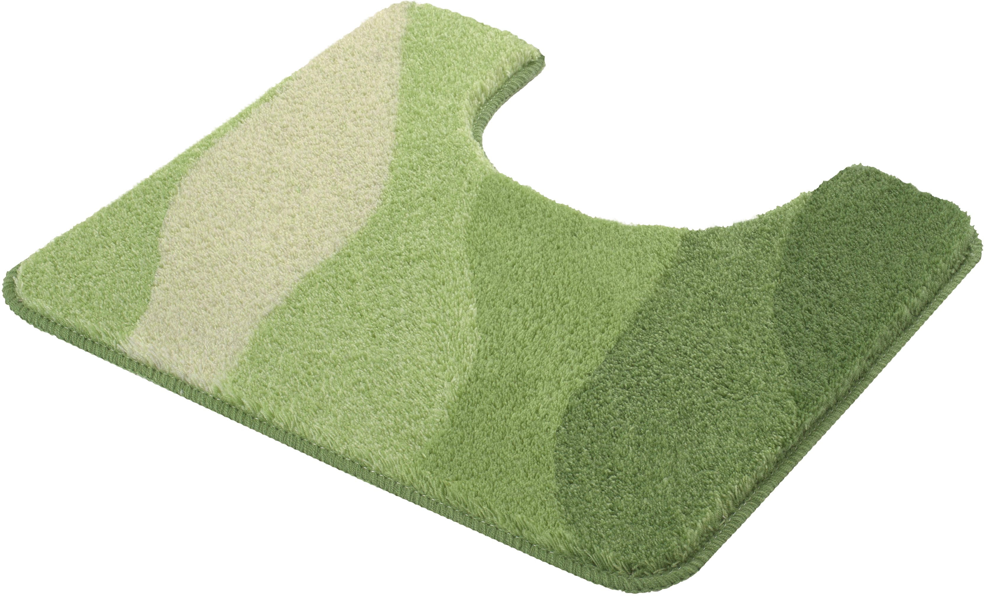Kleine Wolke Badematte "Malena, Badvorleger, Badezimmer Teppich" Höhe 20 mm rutschhemmend beschichtet fußbodenheizungsgeeignet Badteppich, modernes Wellen Design, Farbverlauf, waschbar