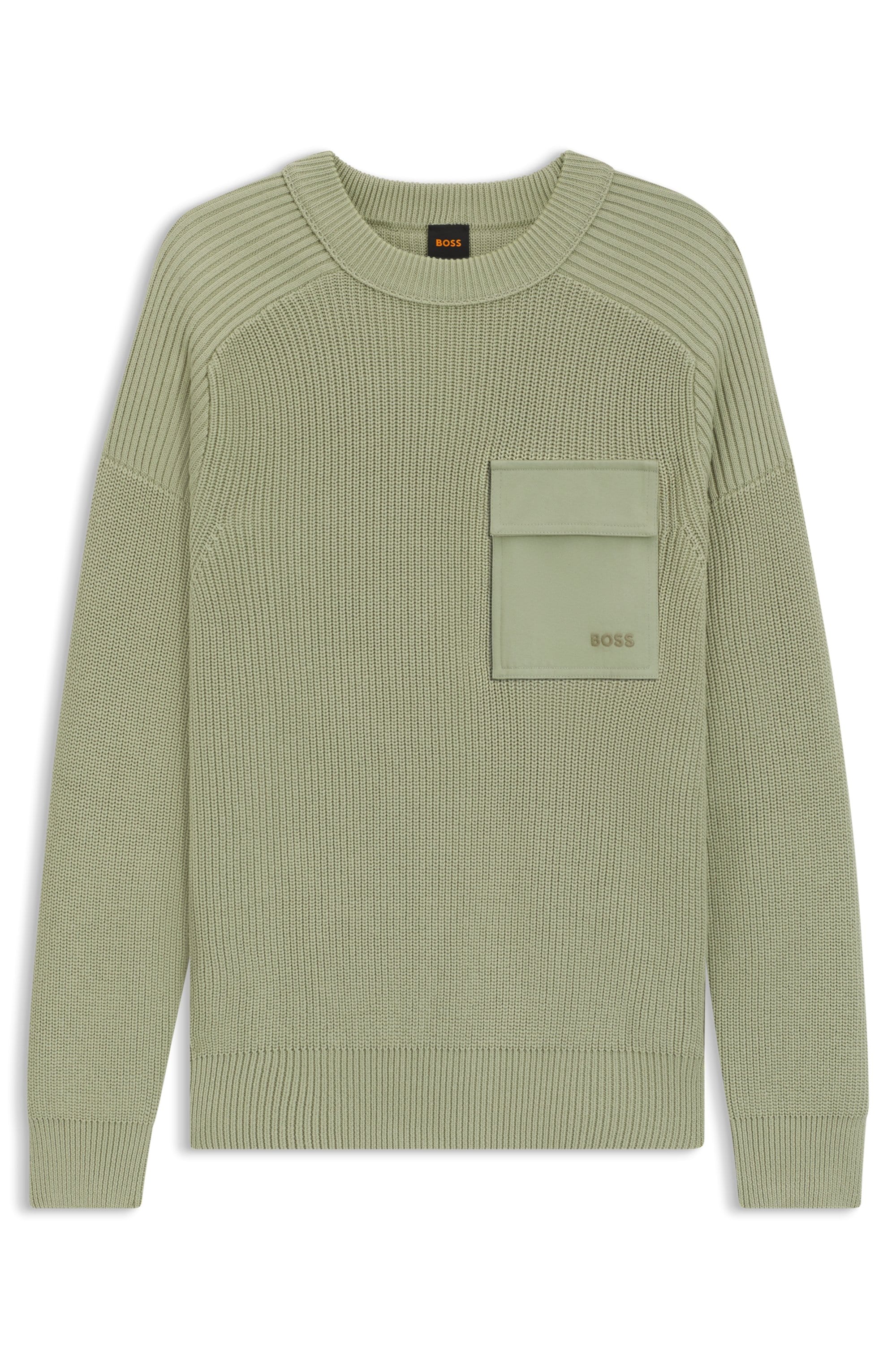 BOSS ORANGE Strickpullover »Kalamaro«, mit Brusttasche