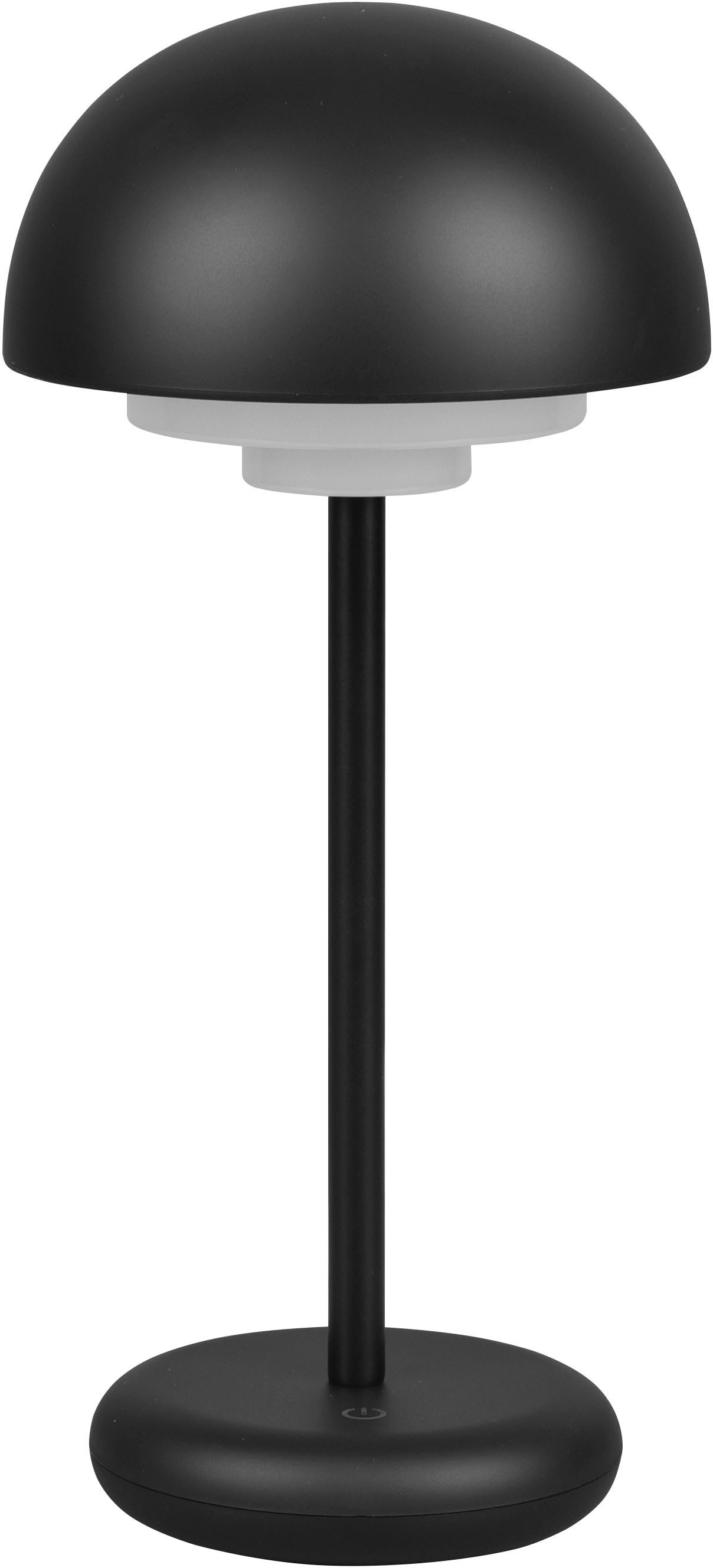 TRIO Leuchten LED Außen-Tischleuchte »Elliot«, 1 flammig, Leuchtmittel LED-Board | LED fest integriert, Outdoor Tischlampe Pilzform 30cm, 4 Dimmstufen, Akku, USB-C Ladekabel