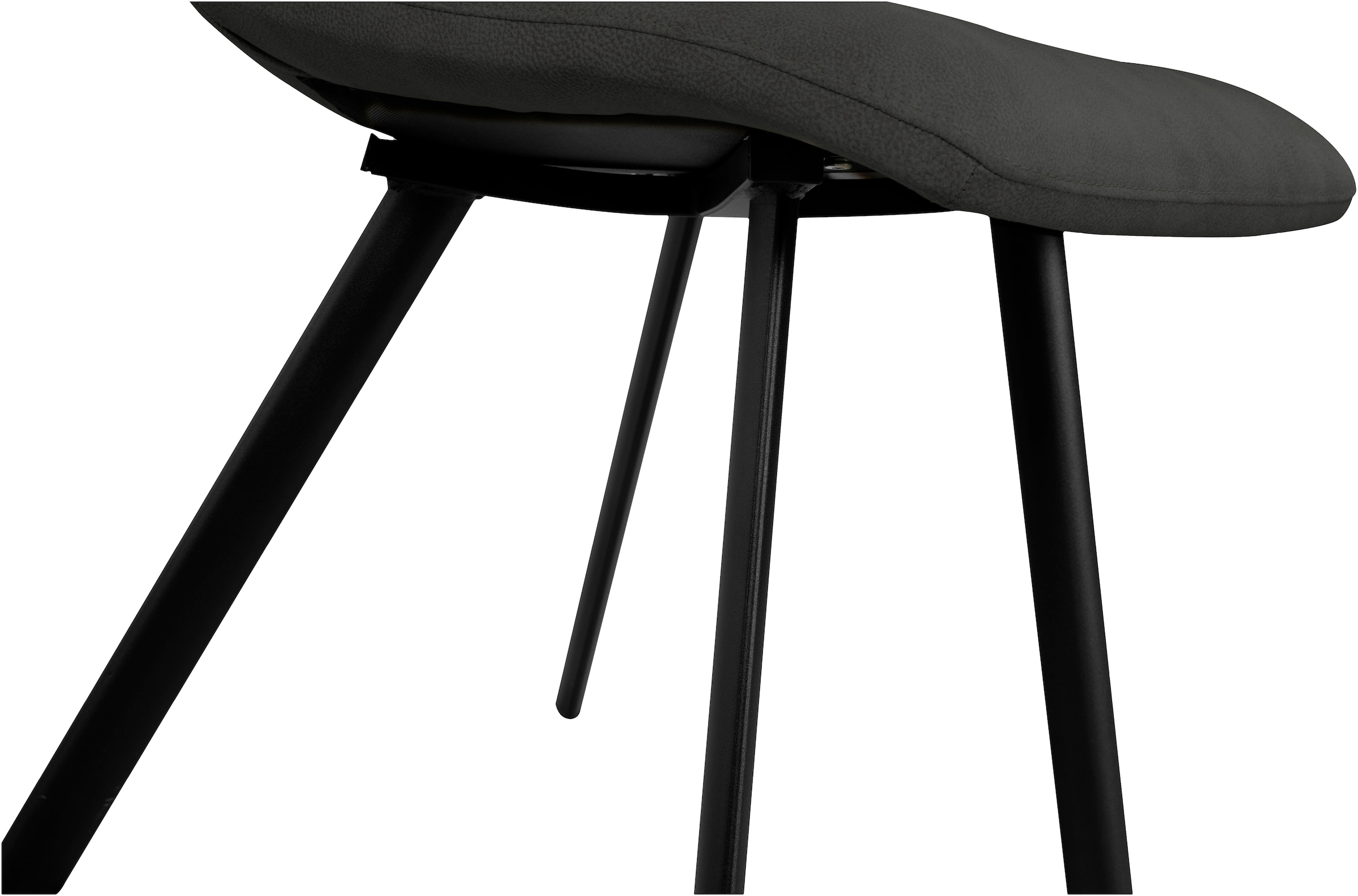OMG Design Esszimmerstuhl »Pluto«, (Set), 1 St., Stoff, pflegeleichte Microfaser, Lederoptik