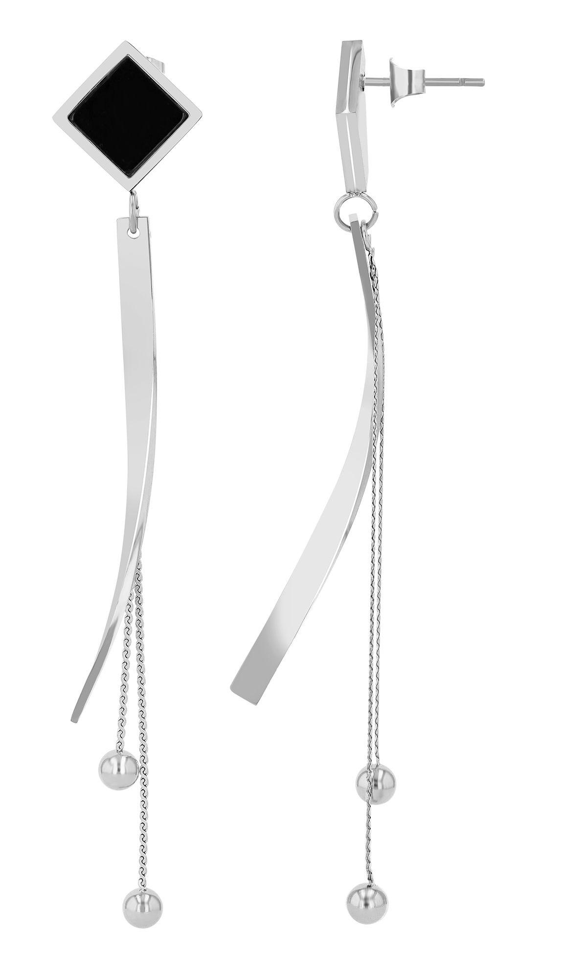 Adelia´s Paar Ohrhänger »Damen Ohrringe – Ohrstecker aus Edelstahl« Ideal als Geschenk – dezent und elegant