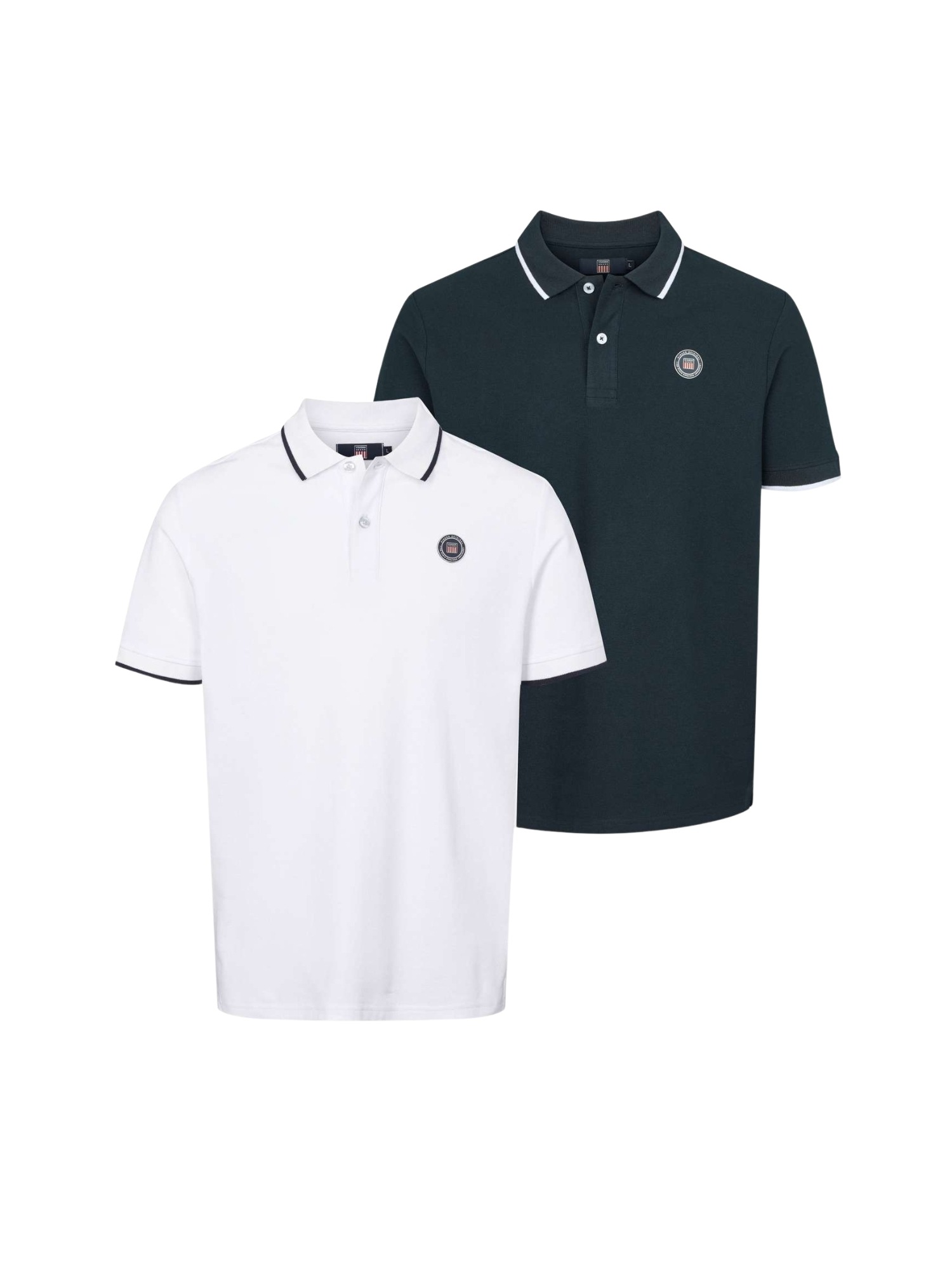 VINSON Kurzarmhemd »VINSON 2-pack Polo Ronald«