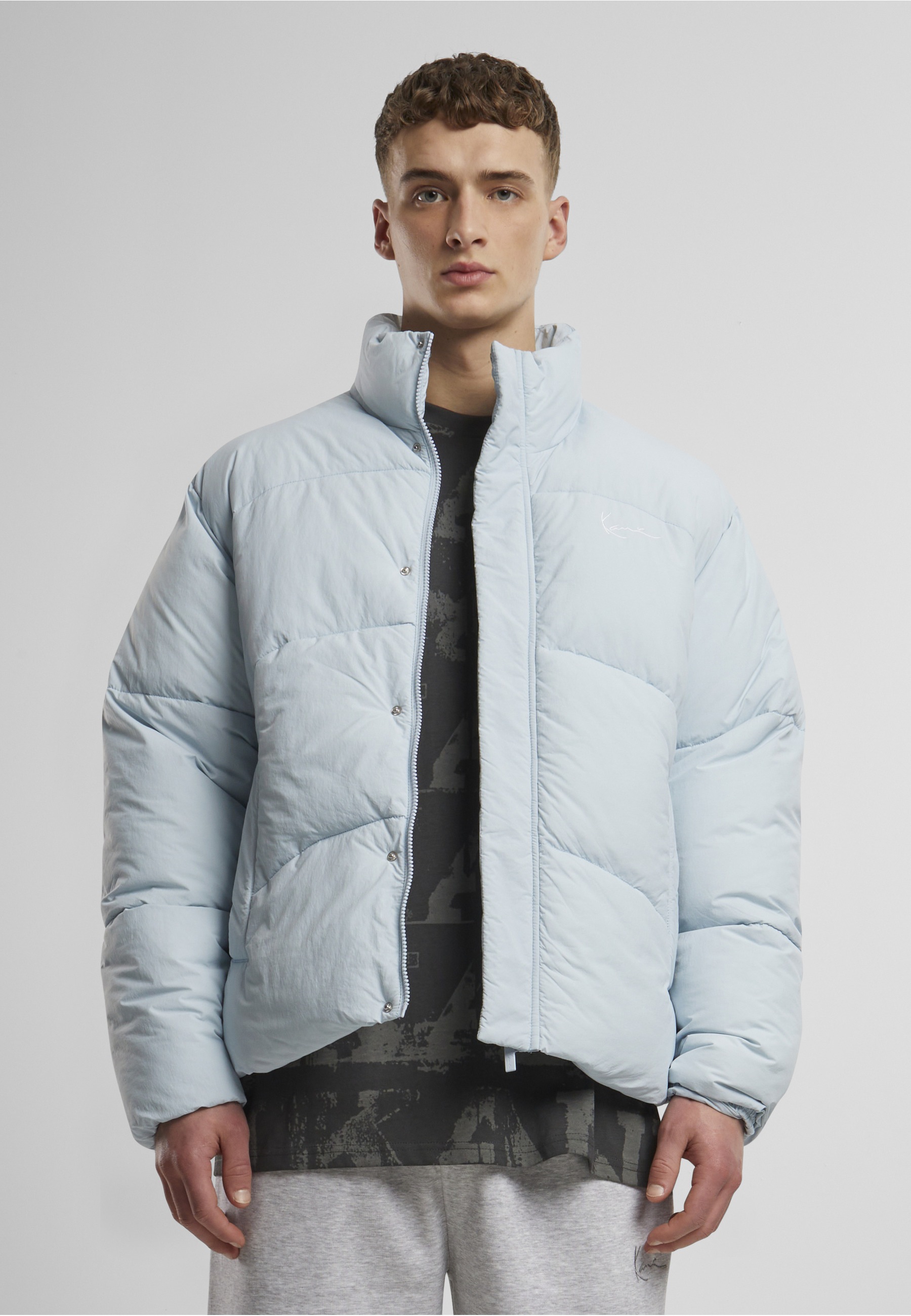 Karl Kani Winterjacke »Karl Kani Karl Kani Small Signature Puffer Jacket« 1 Stk. tlg. ohne Kapuze