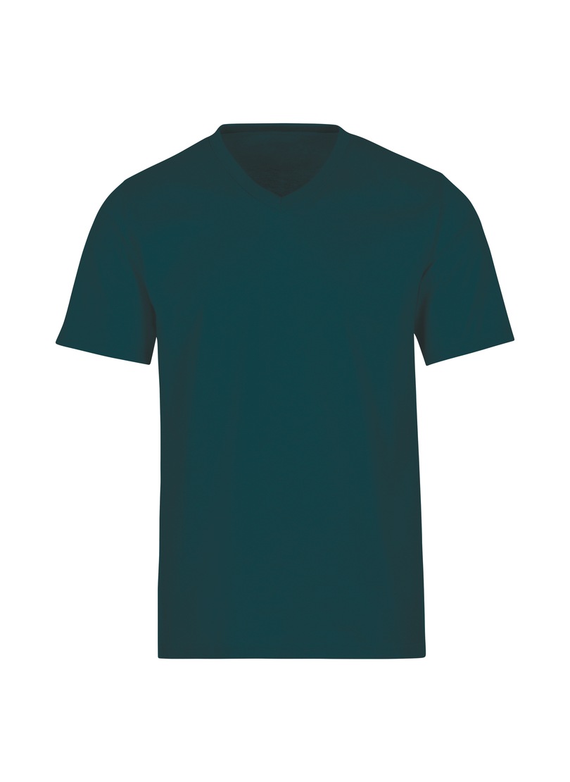 Trigema T-Shirt »TRIGEMA V-Shirt DELUXE Baumwolle«, (1 tlg.)