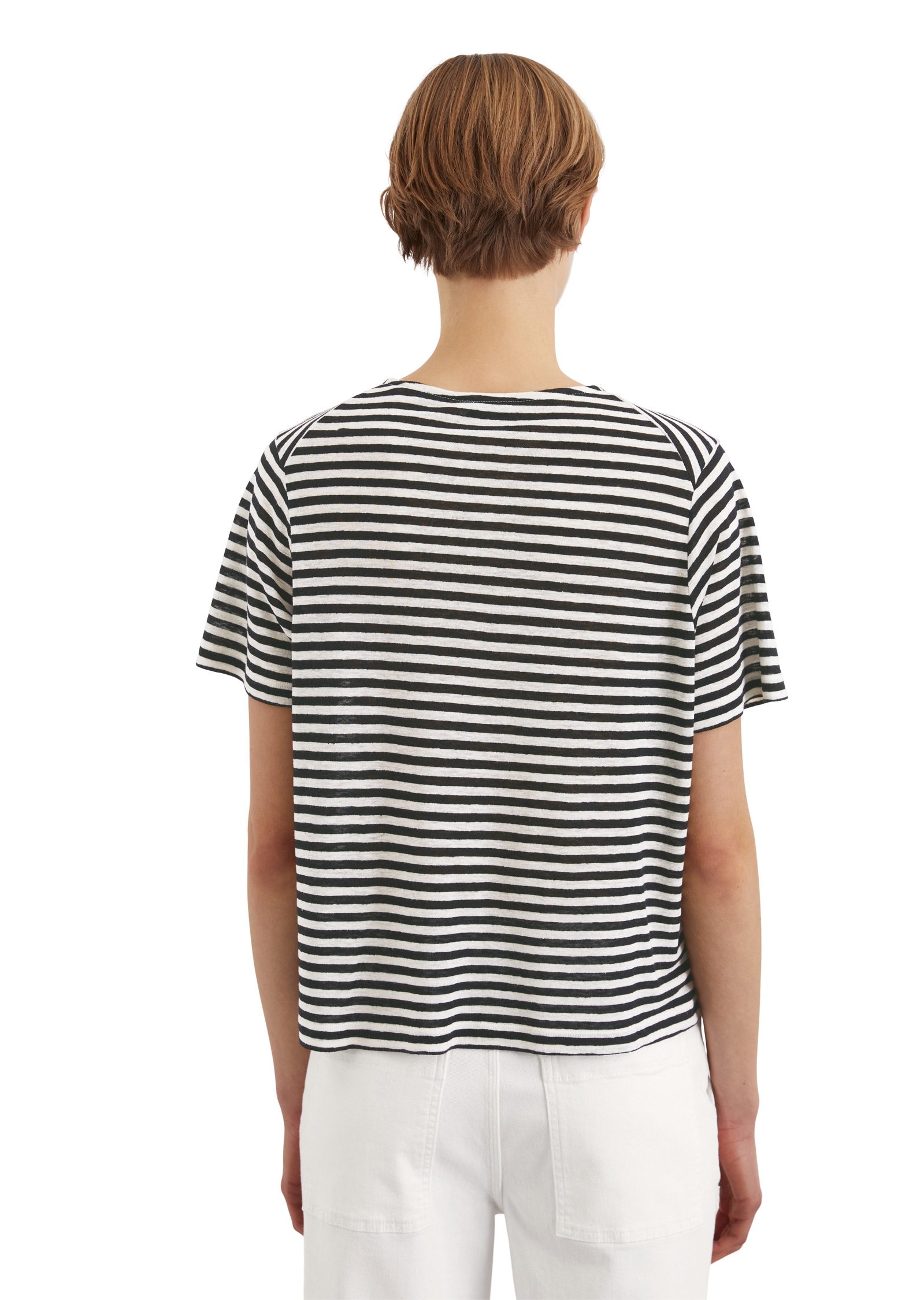 Marc O'Polo T-Shirt »aus TENCEL™ Lyocell-Leinen-Mix«