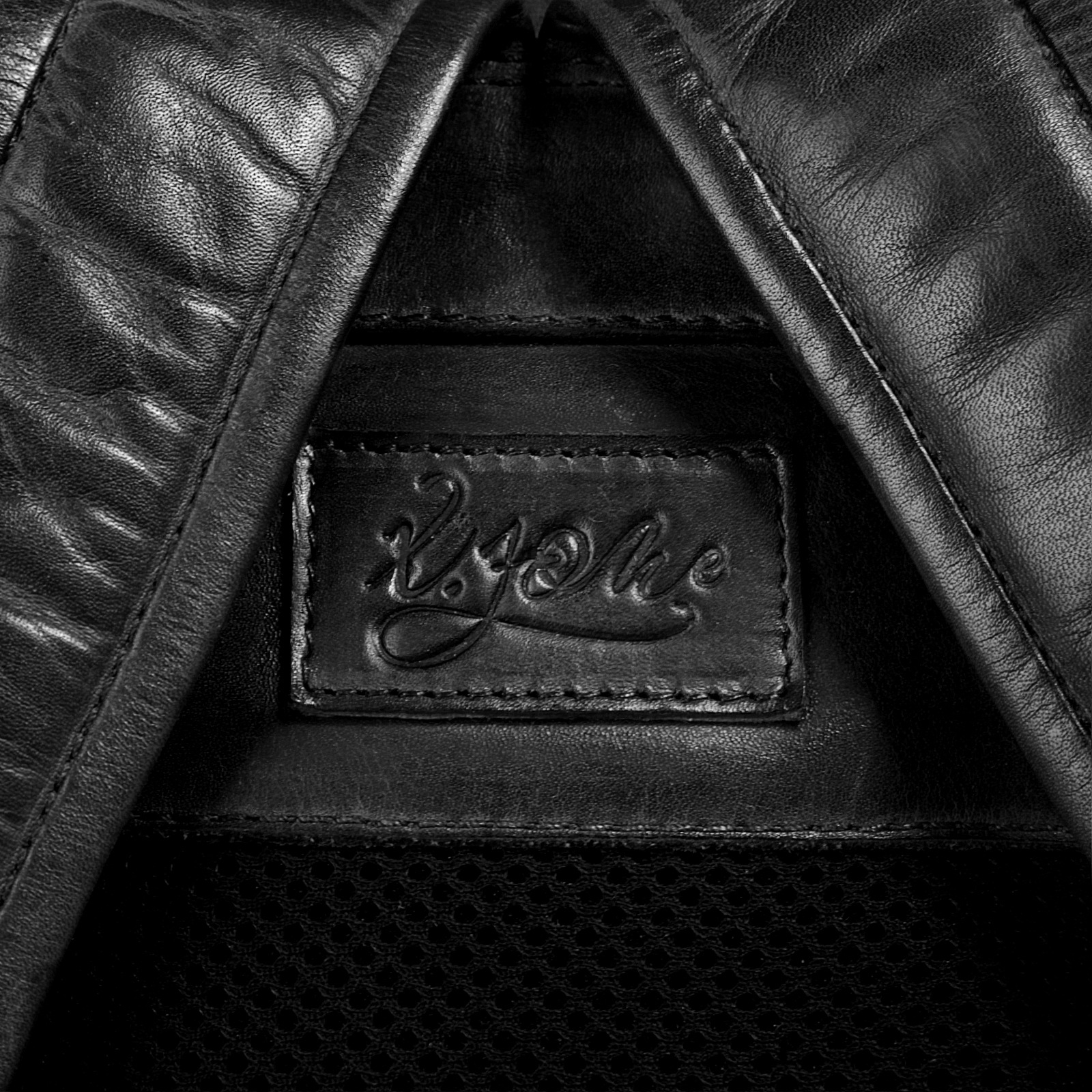 X-Zone Laptoprucksack, echt Leder