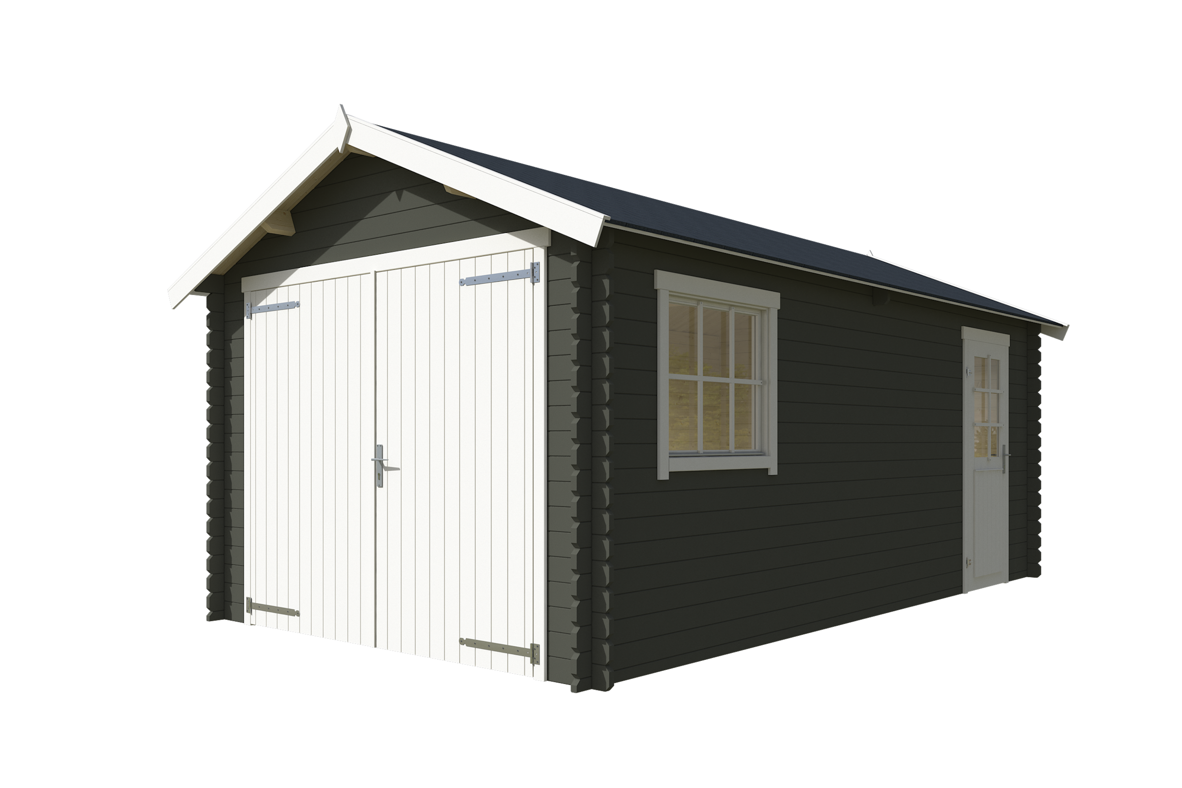 Nordic Holz Garage »Dillon«, (hintere Tür inkl.)