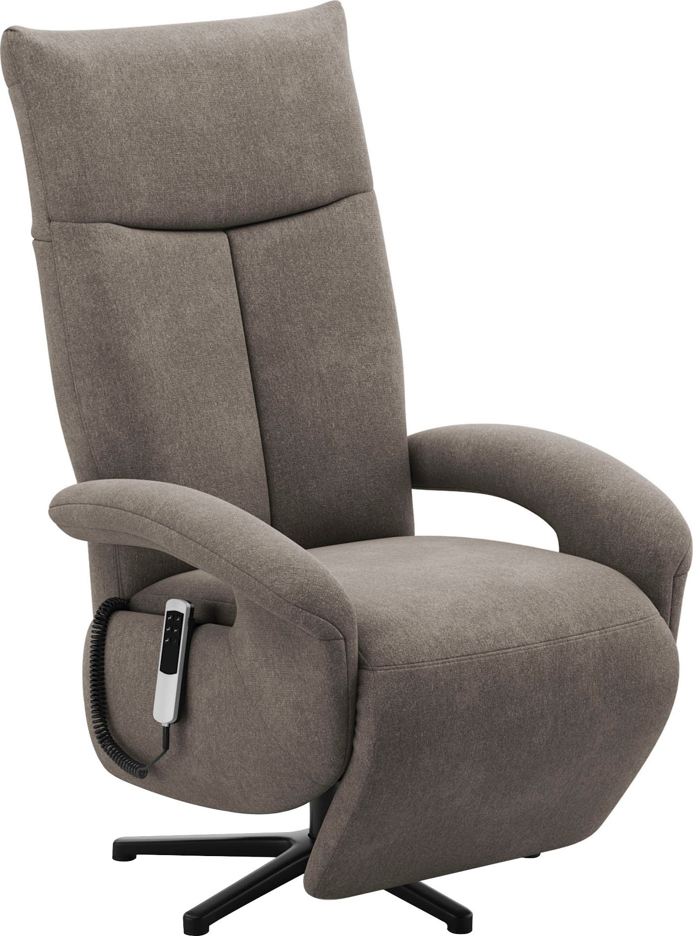 sit&more TV-Sessel »Amica, inkl. Kopfteilverstellung & Drehfunktion«, wahlweise mit 2 Motoren, Akku und Aufstehhilfe