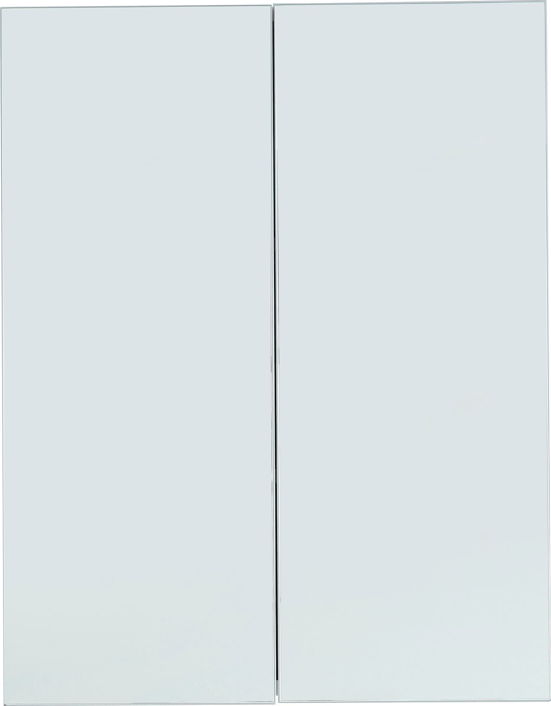 welltime Spiegelschrank "Sovana" Badschrank wahlweise mit oder ohne Beleuchtung - (B/T/H) 60/18/67 cm