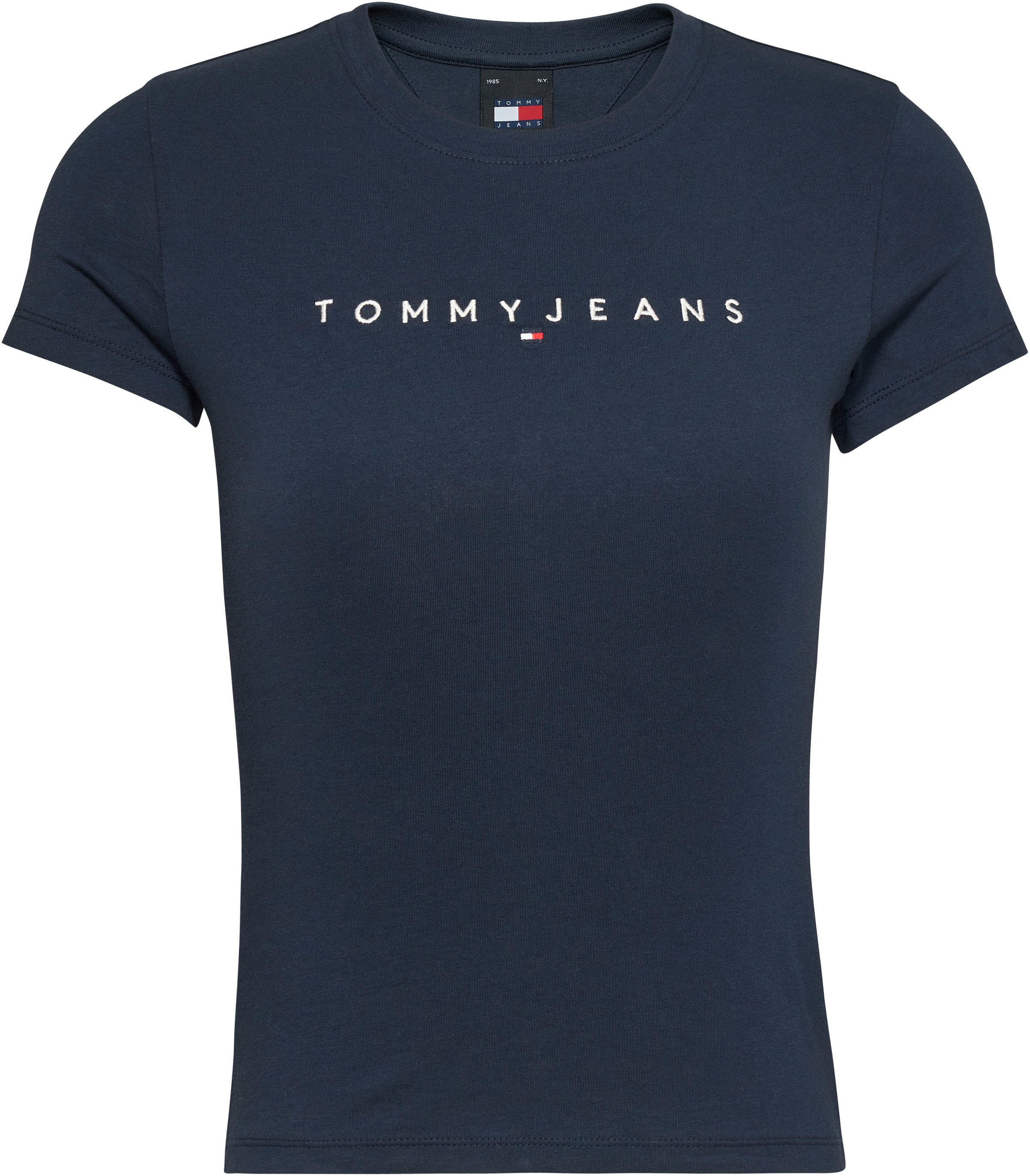 Tommy Jeans T-Shirt »TJW BAUR kaufen SS mit LINEAR online EXT«, TEE Logostickerei | SLIM