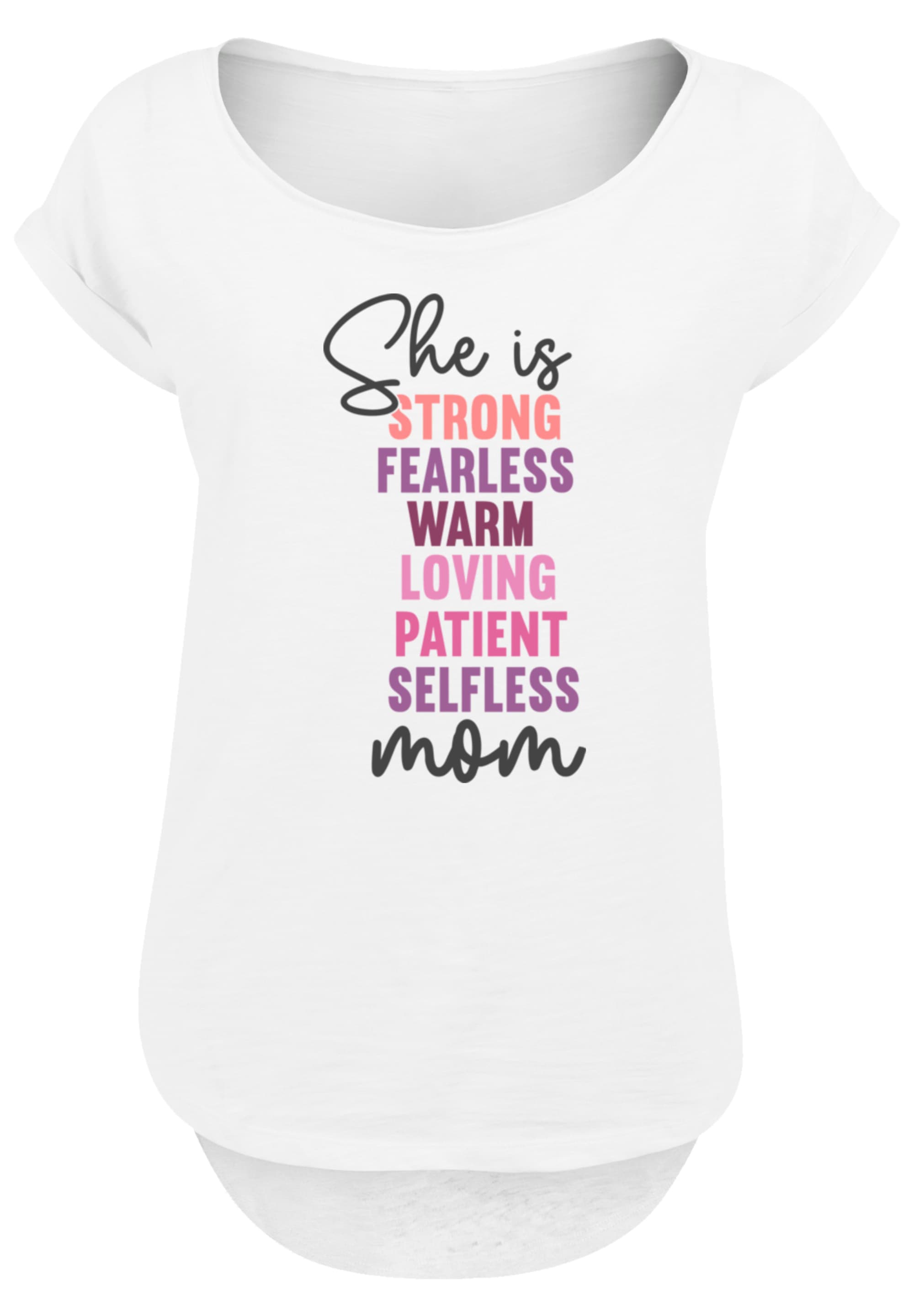 F4NT4STIC T-Shirt »Mothers Day Strong & Fearless Mom Inspirational Quote«, Premium Qualität