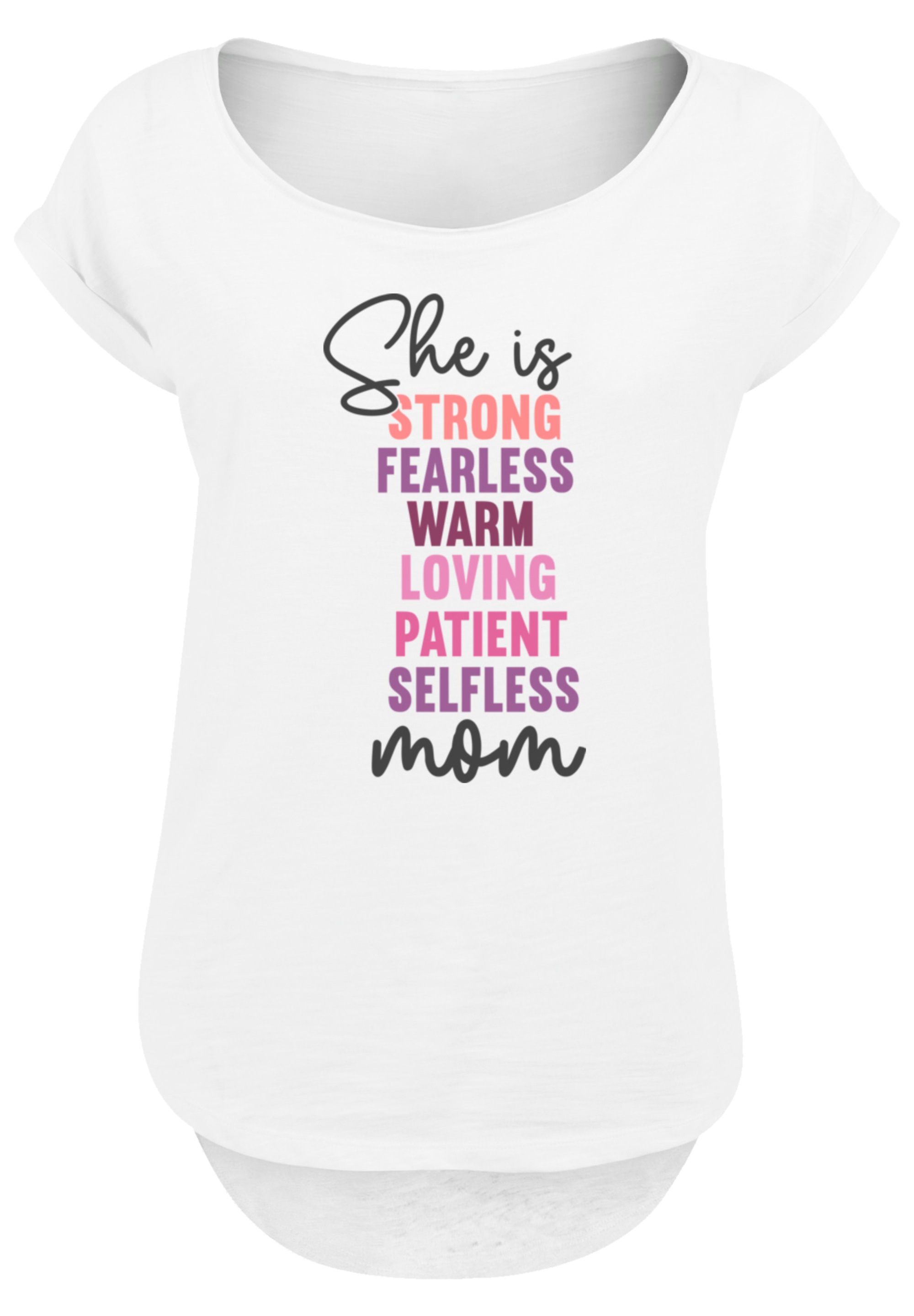 F4NT4STIC T-Shirt "Mothers Day Strong & Fearless Mom Inspirational Quote", günstig online kaufen