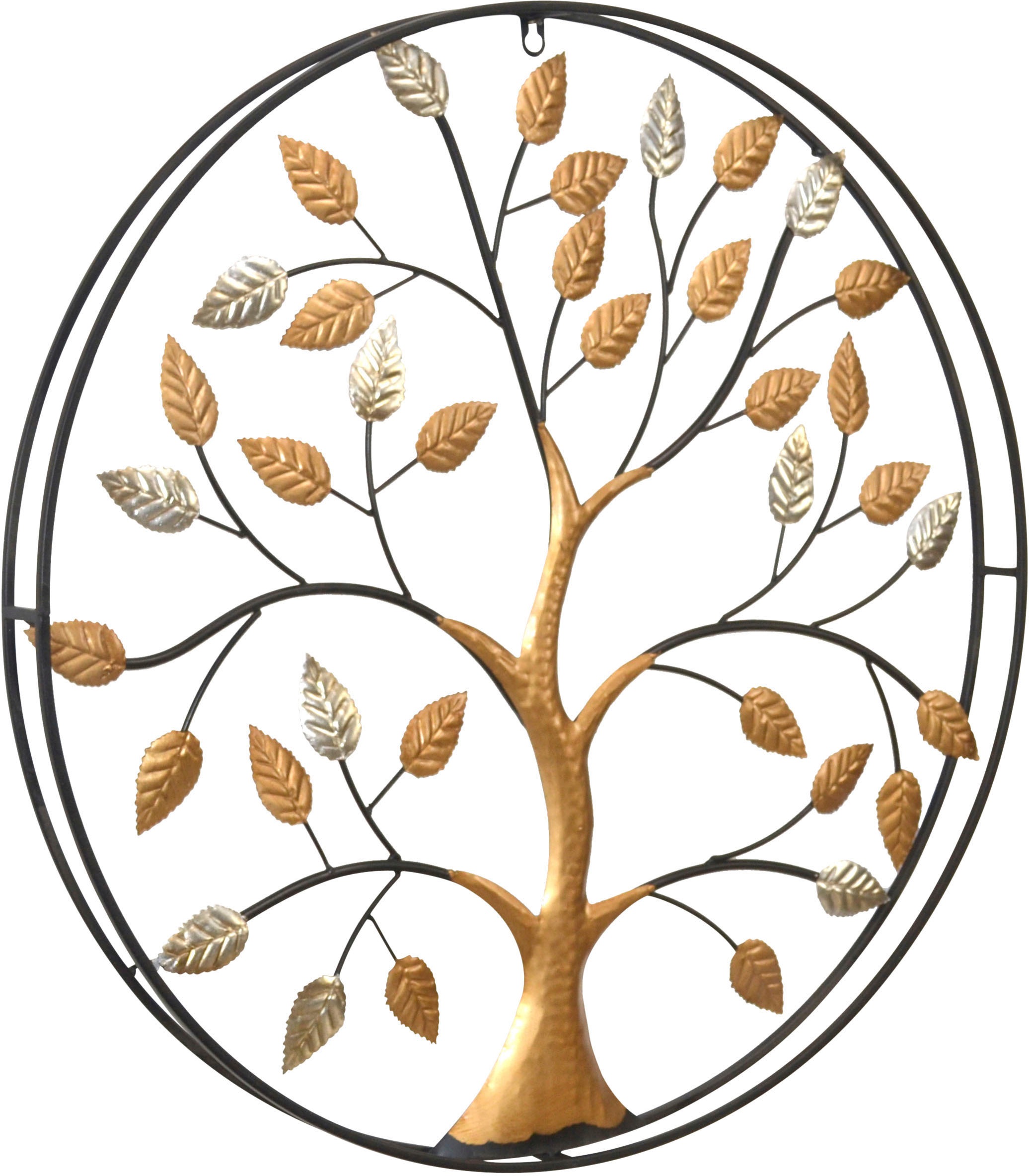 HOFMANN LIVING AND MORE Wanddekoobjekt "Wanddekoration" Baum aus Metall, mi günstig online kaufen