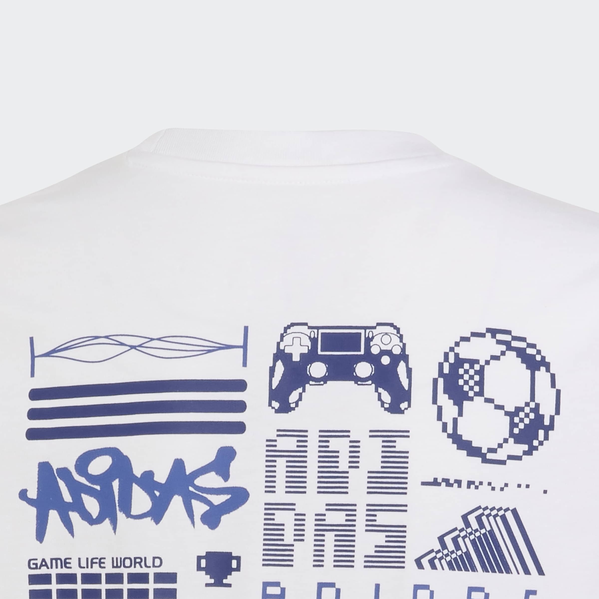 adidas Sportswear T-Shirt »J GAME T 2« für Kinder, mit Rundhalsausschnitt, aus Baumwolle
