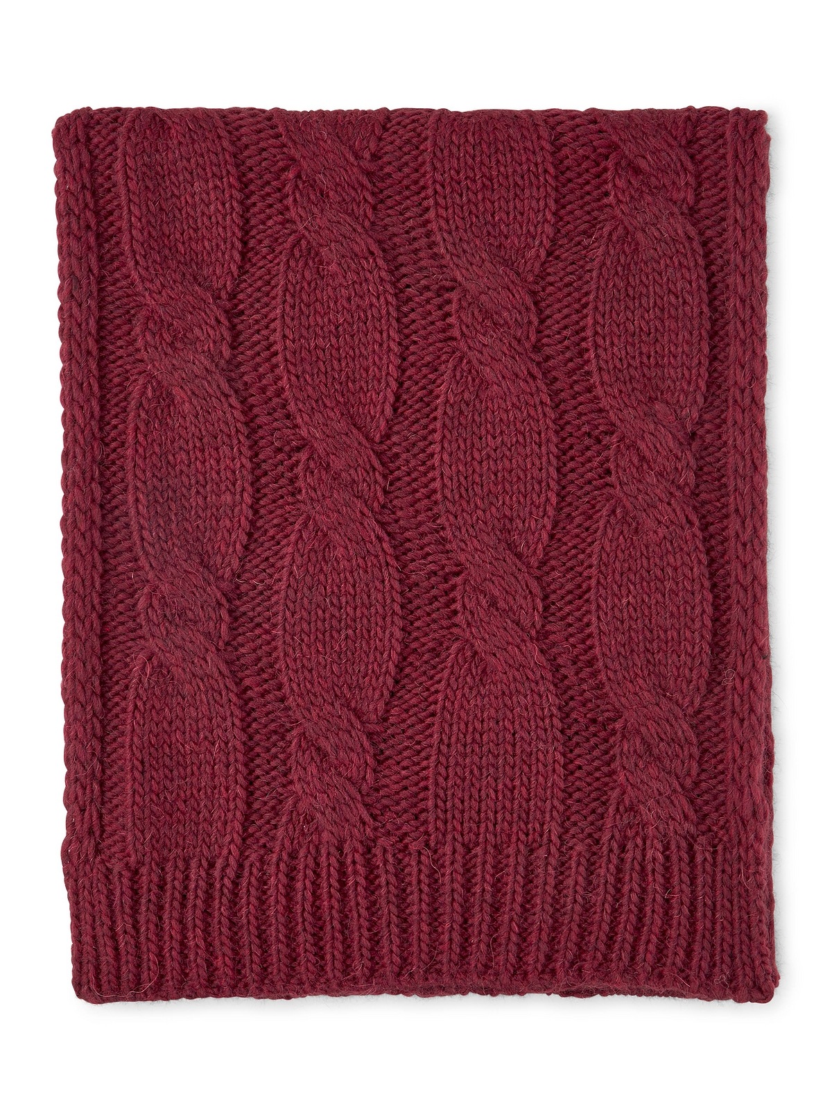 Sheego Strickschal »Große Größen«, mit Zopfmuster und Wollanteil, ca. 35 x 180 cm