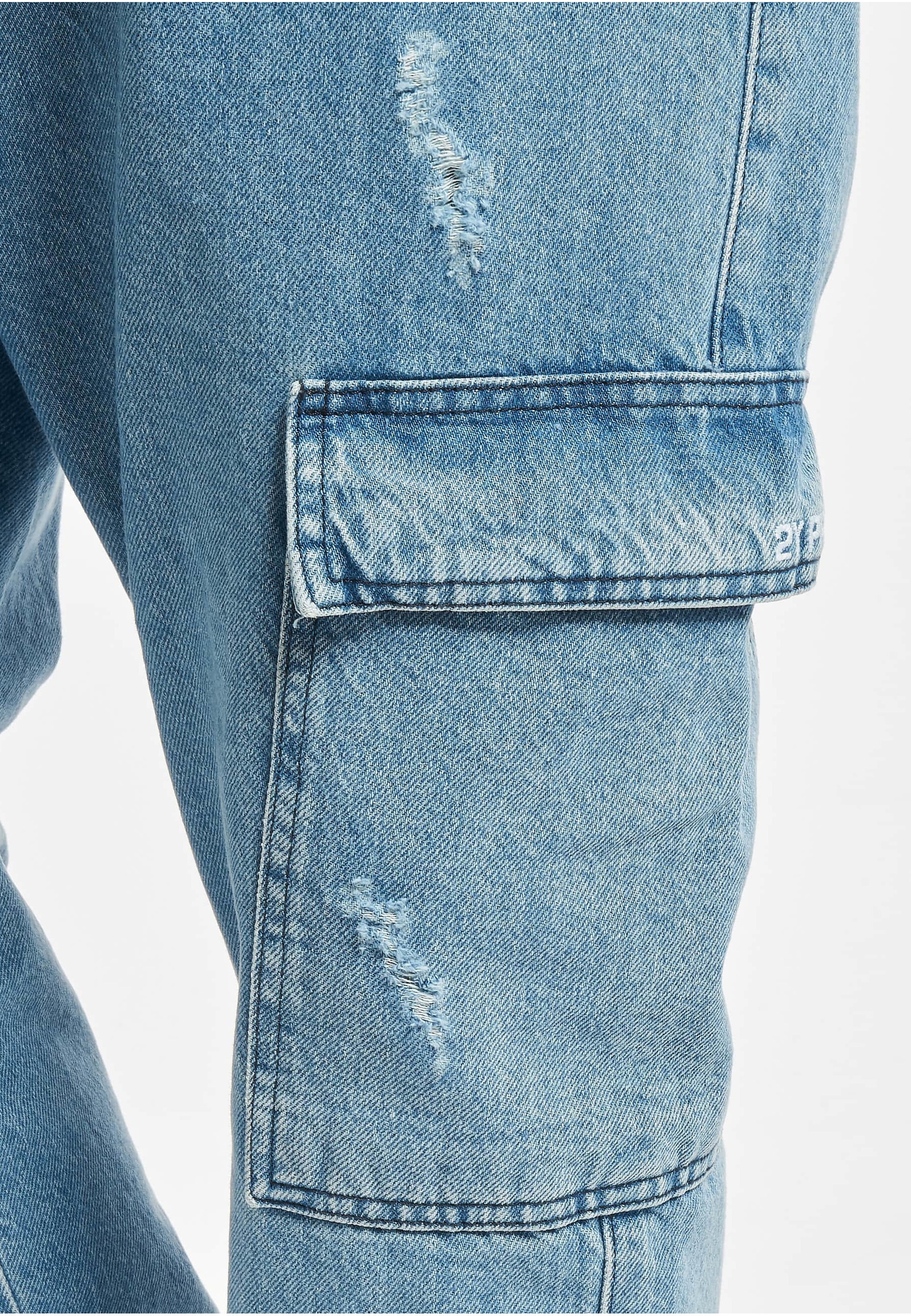 2Y Premium Cargohose »2Y Premium Herren 2Y Distressed Antifit Cargo Jeans«