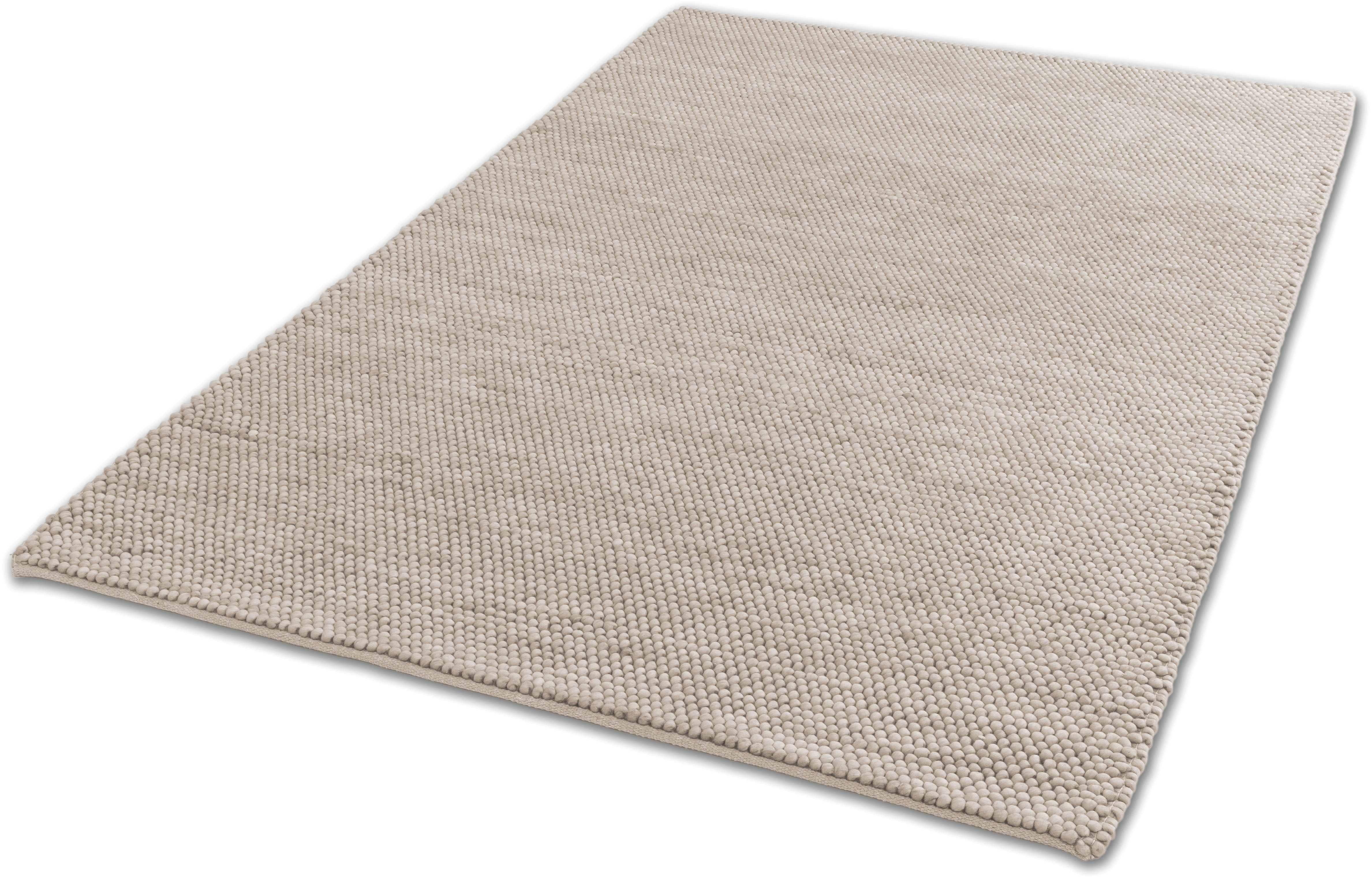 SCHÖNER WOHNEN-Kollektion "Poppy 6024" rechteckig 18 mm Höhe hochwertiger Handweb, Wolle, Wohnzimmer, Schöner Wohnen Kollektion