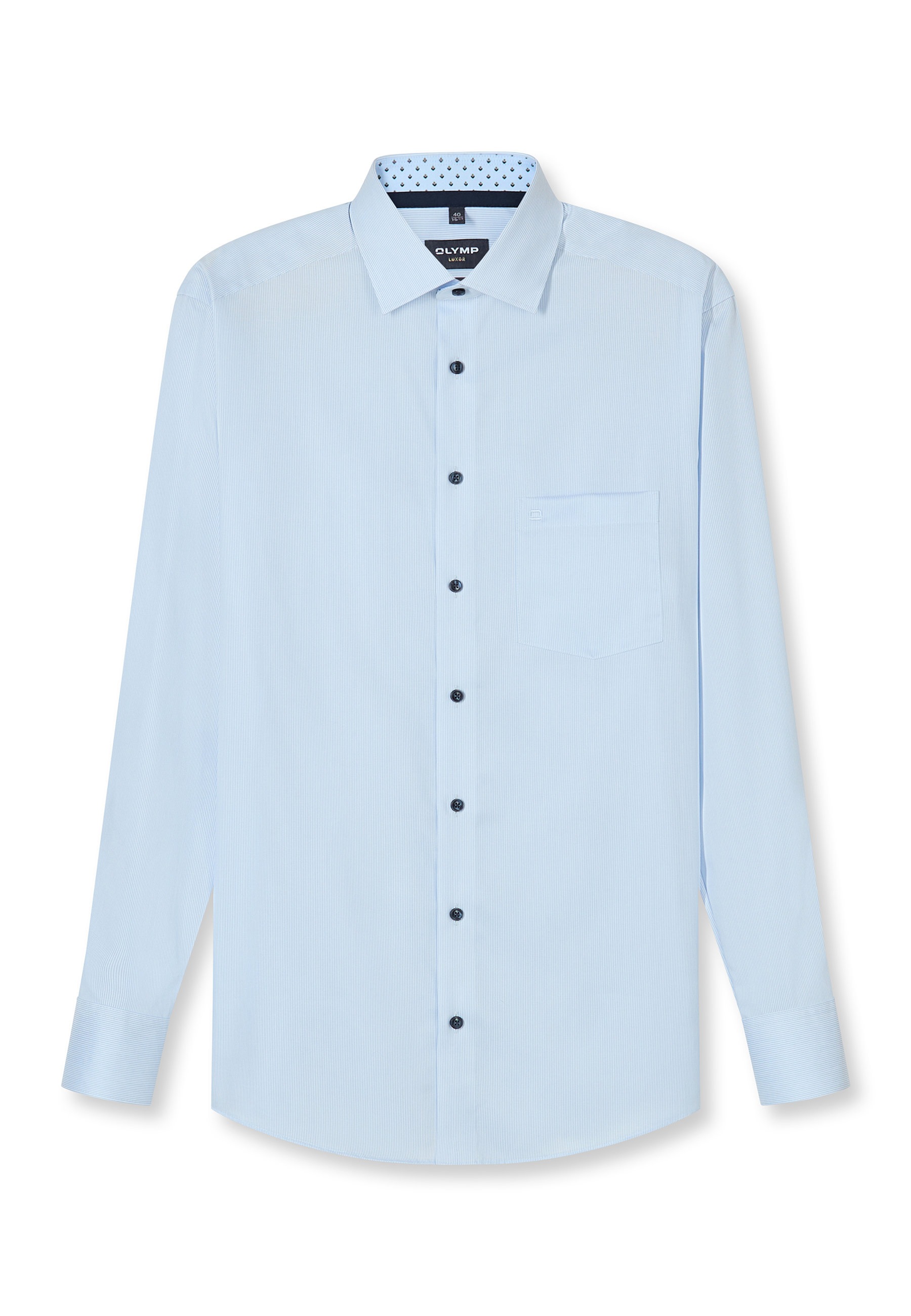 OLYMP Luxor Modern Fit Hemd Blau 41 6