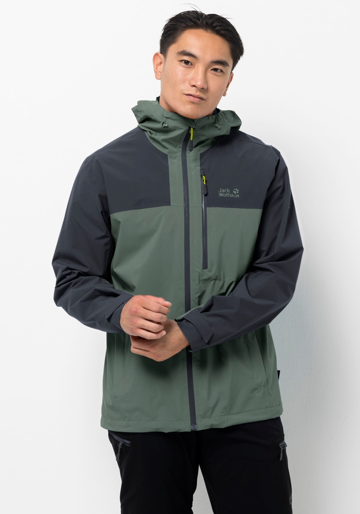 Jack Wolfskin Funktionsjacke "GO HIKE JACKET M", mit Kapuze