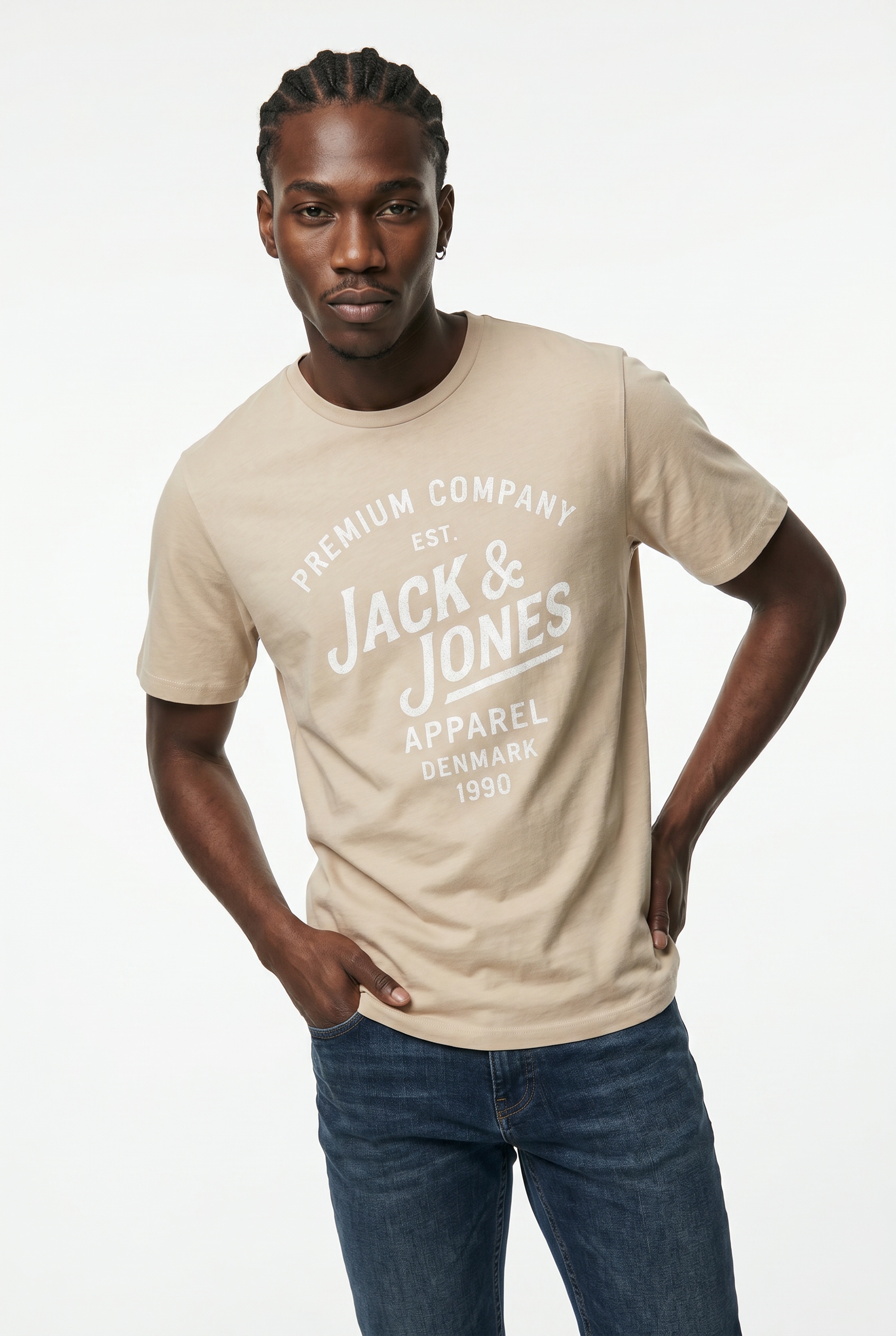 Jack & Jones T-Shirt "Jprbluzane Ss Tee Fst" Mit Logo Schriftzug
