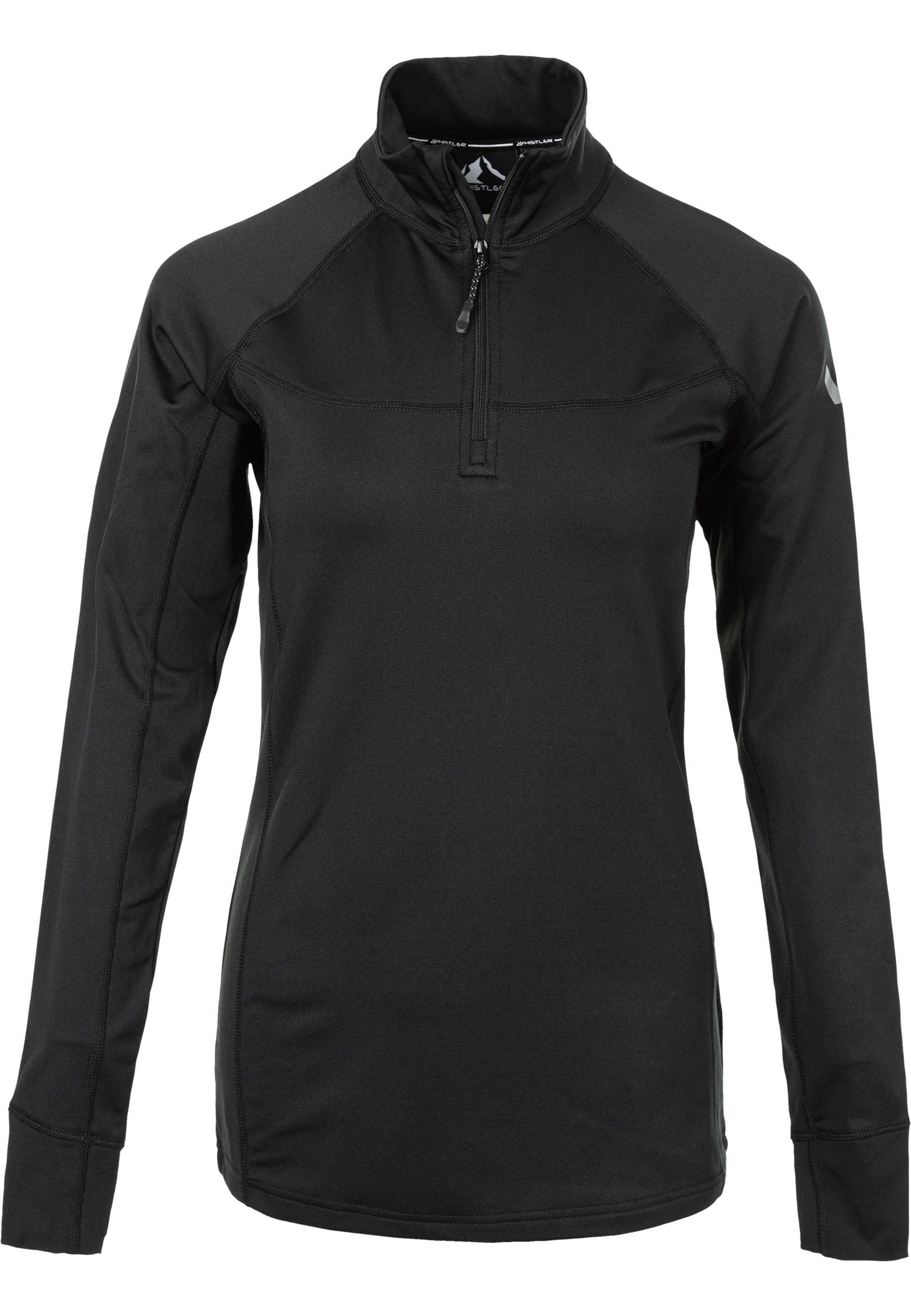 WHISTLER Langarmshirt »Blume«, (1 tlg.), mit Reißverschluss und Stehkragen