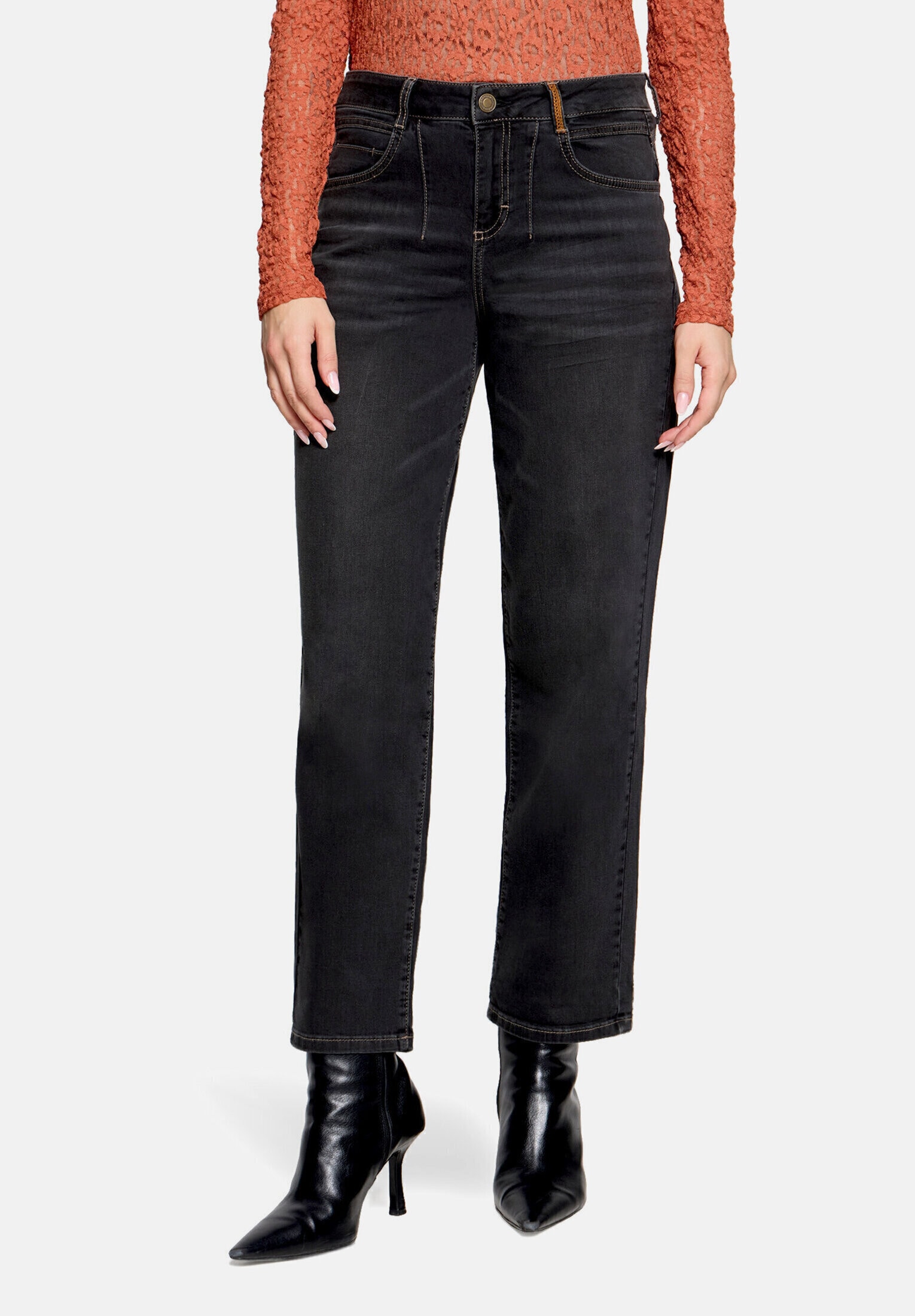 Cartoon Ankle-Jeans »Damen mit Waschung«