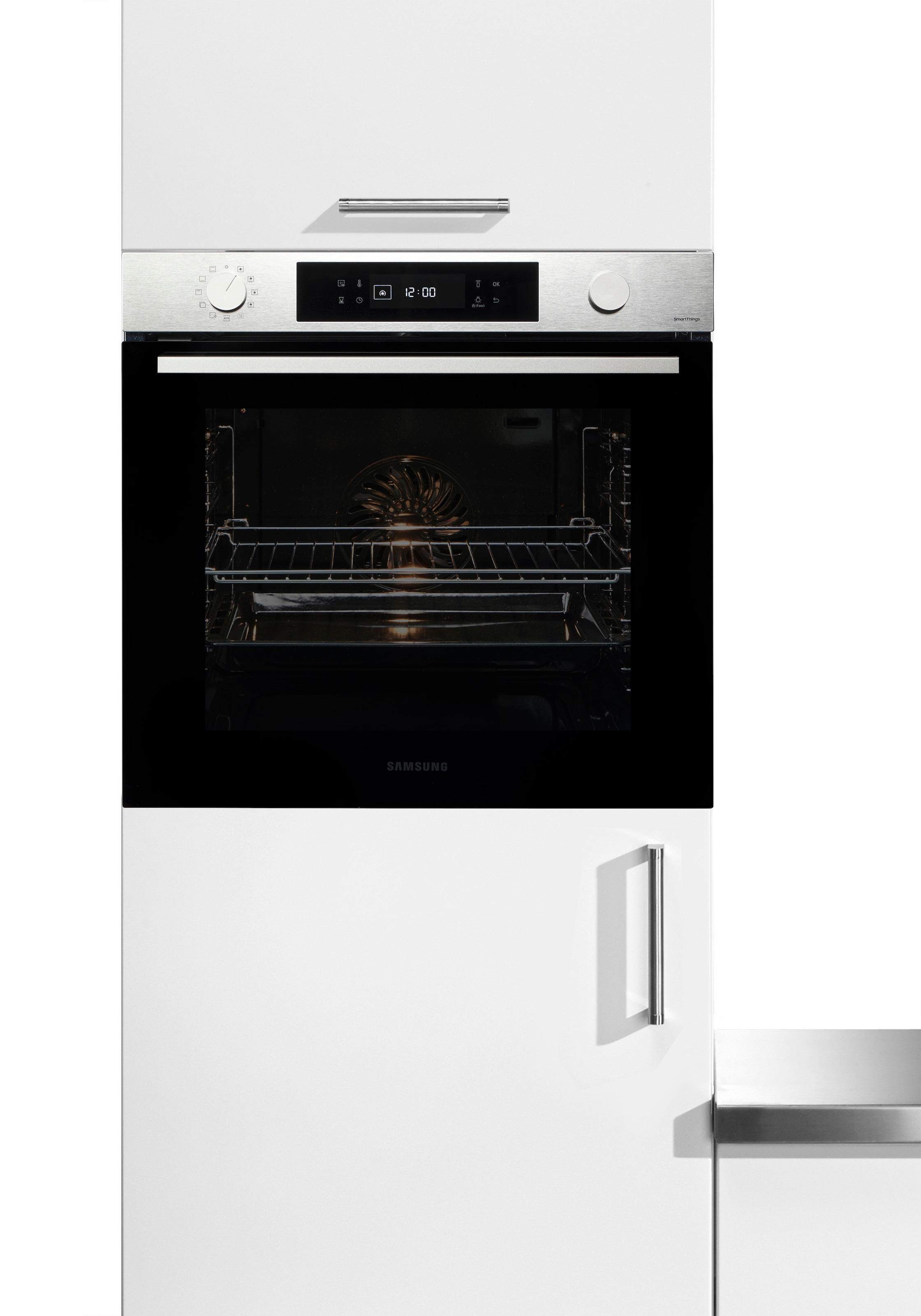 Samsung Einbaubackofen NV7400B »NV7B41307AS«, Pyrolyse-Selbstreinigung, Raumwunder - XXL-Innenraum mit 76L, langsam schließender Tür und WiFi