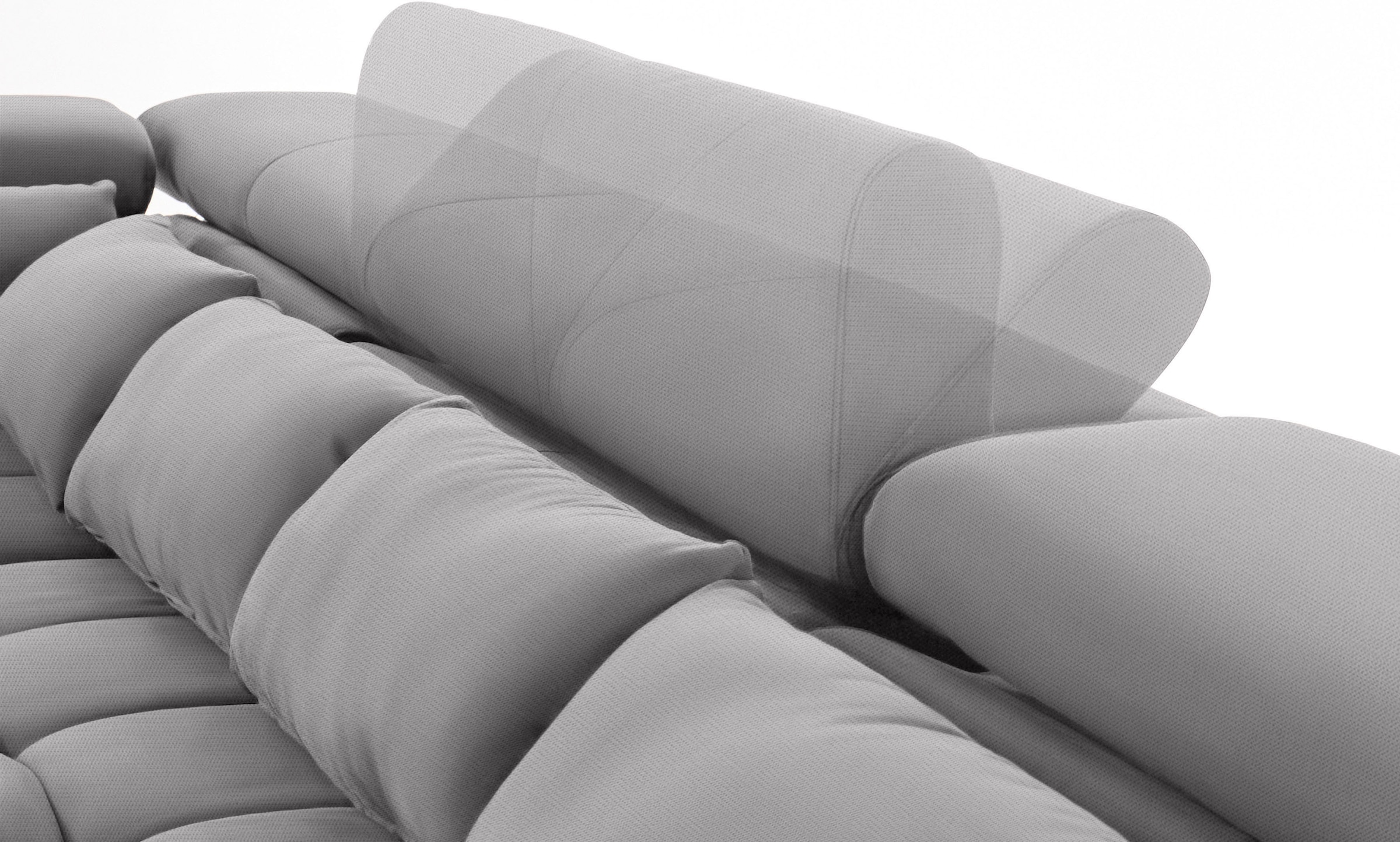 COTTA Wohnlandschaft »Orion U-Form«, inkl. Kopfteilverstellung und Nierenkissen