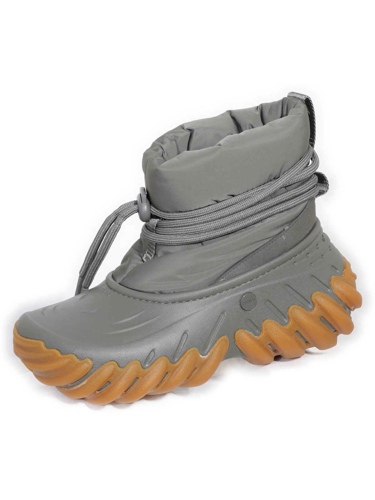 CROCS Clog "Stiefel 208716-3J5 Crocs Echo Boot", Gr. 38, grün, Obermaterial: 100% Nylon NY., Schuhe
