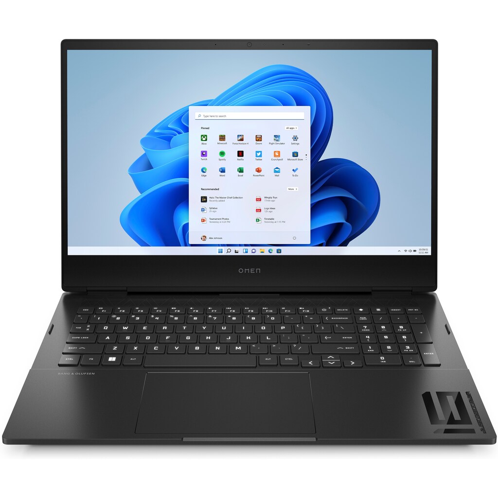 HP Notebook »OMEN Gaming Laptop 16-k0097ng«, 40,9 cm, / 16,1 Zoll, Intel, Core i9, GeForce RTX 3070 Ti, 2000 GB SSD