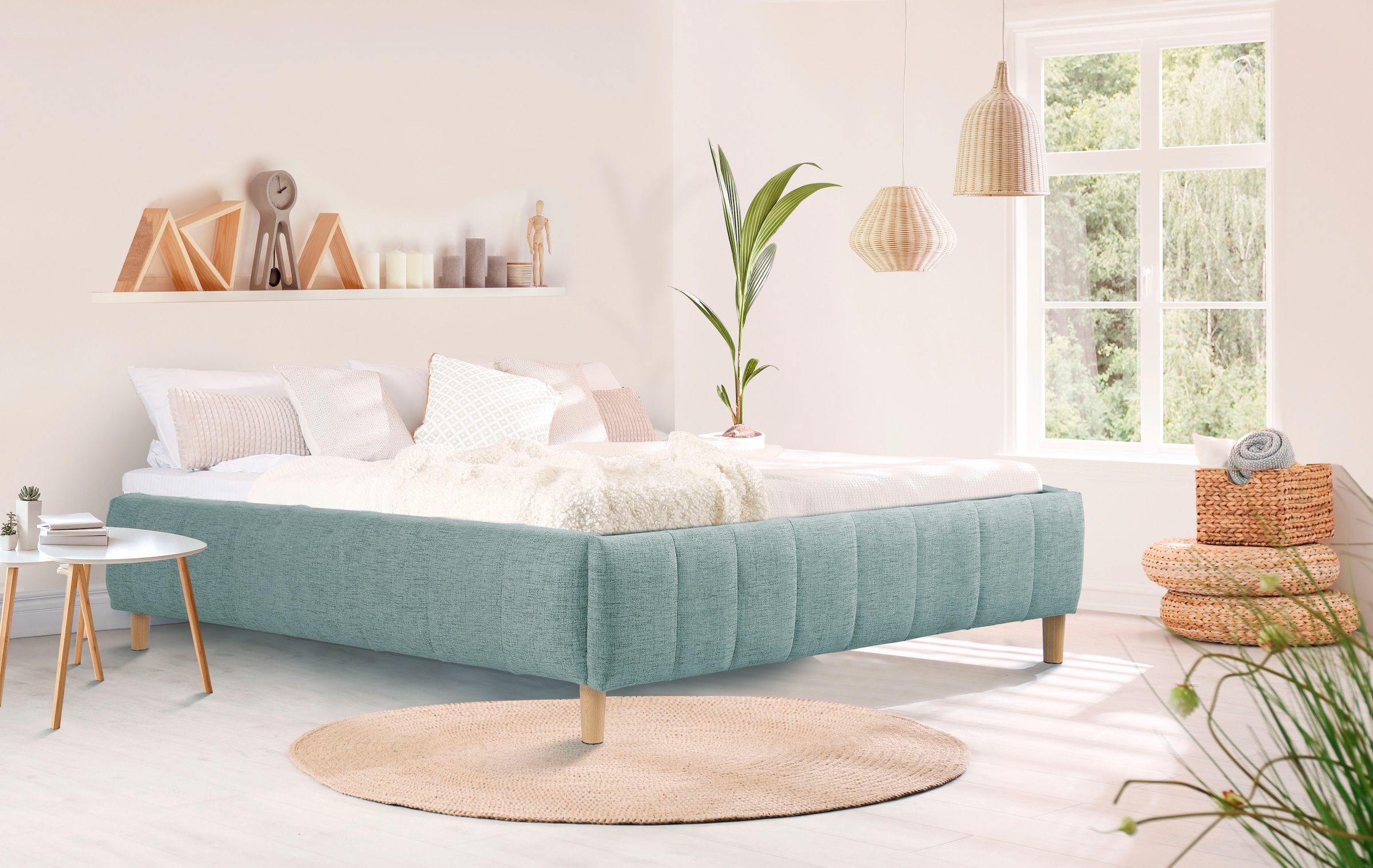 Home affaire Polsterbett "Tarje" in 5 Breiten, auch in Überlänge 220 cm, in günstig online kaufen