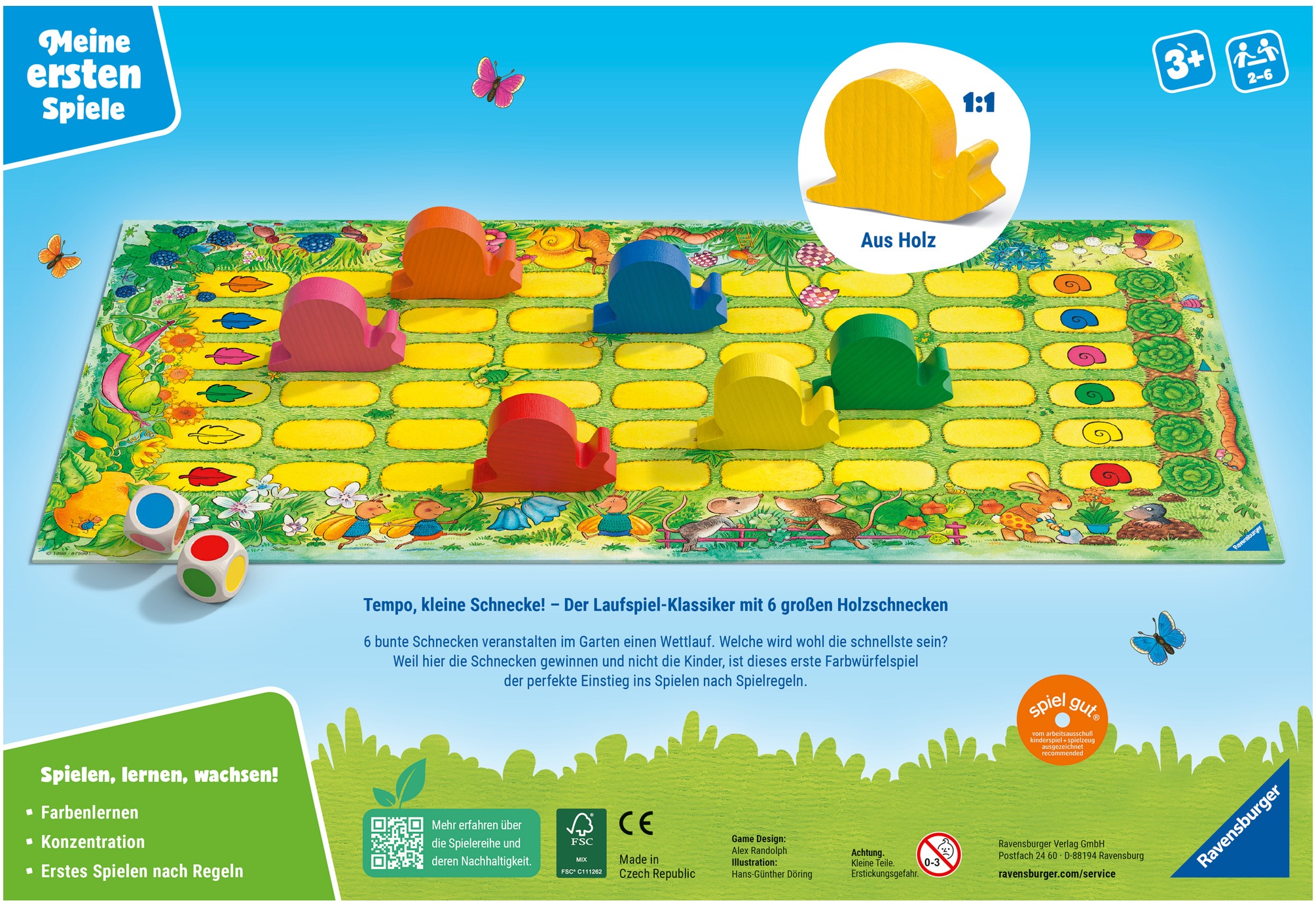 Ravensburger Spiel »Tempo, kleine Schnecke!« Made in Europe