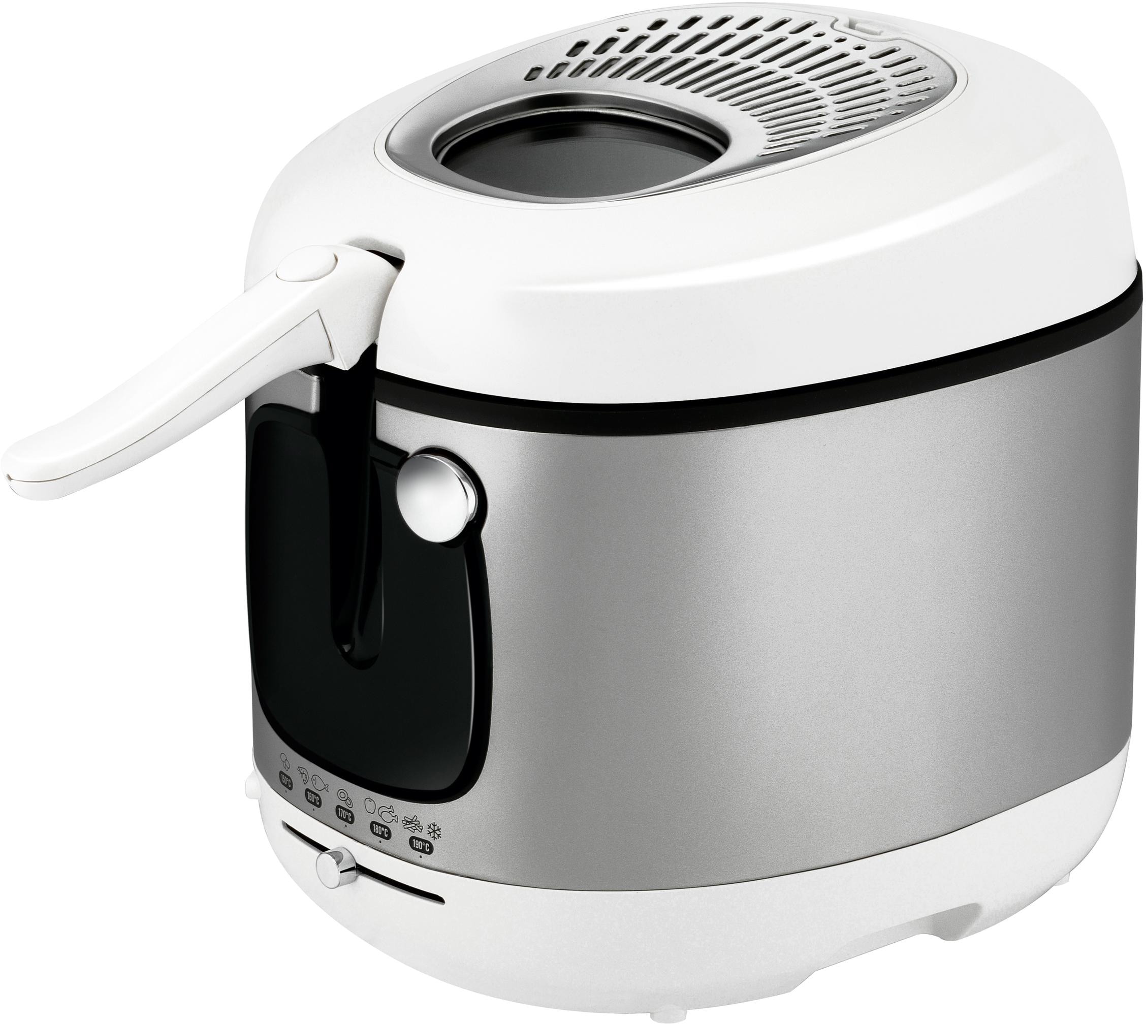 Moulinex Fritteuse »Mega«, 2100 W, Kapazität 2 kg, für 8 Personen, Anti-Geruchs-Filter, AM4800