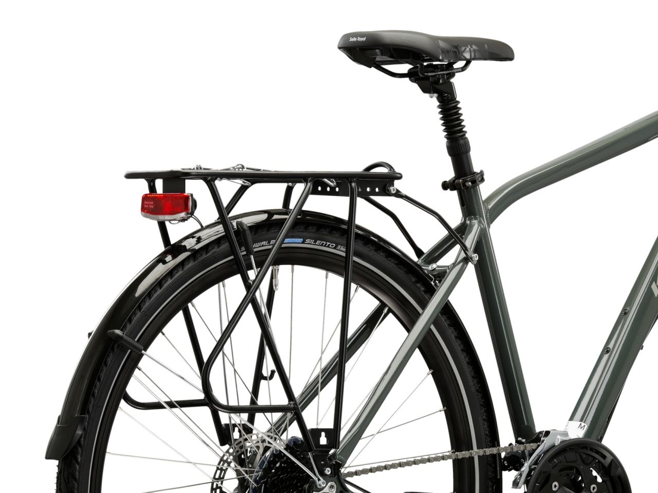 Kross Crossrad »Trans 8.0 grau 27 Gänge« 27 Gang Shimano ALIVIO T4000 Schaltwerk Kettenschaltung