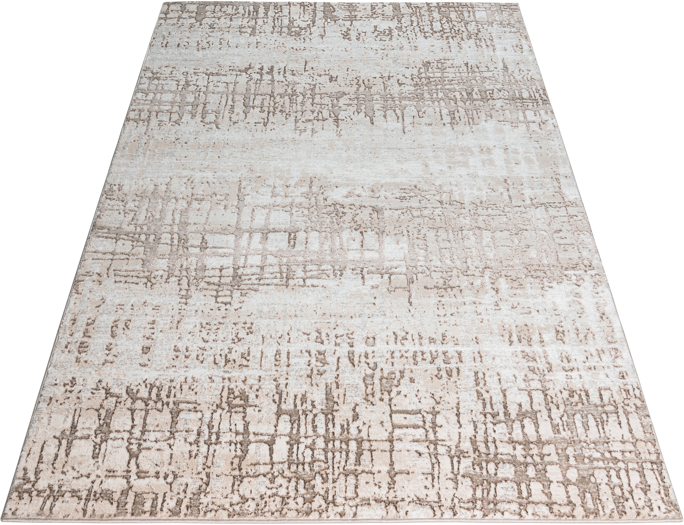 my home Teppich "Serafine" rechteckig 12 mm Höhe Vintage, dezenter Glanz, H günstig online kaufen