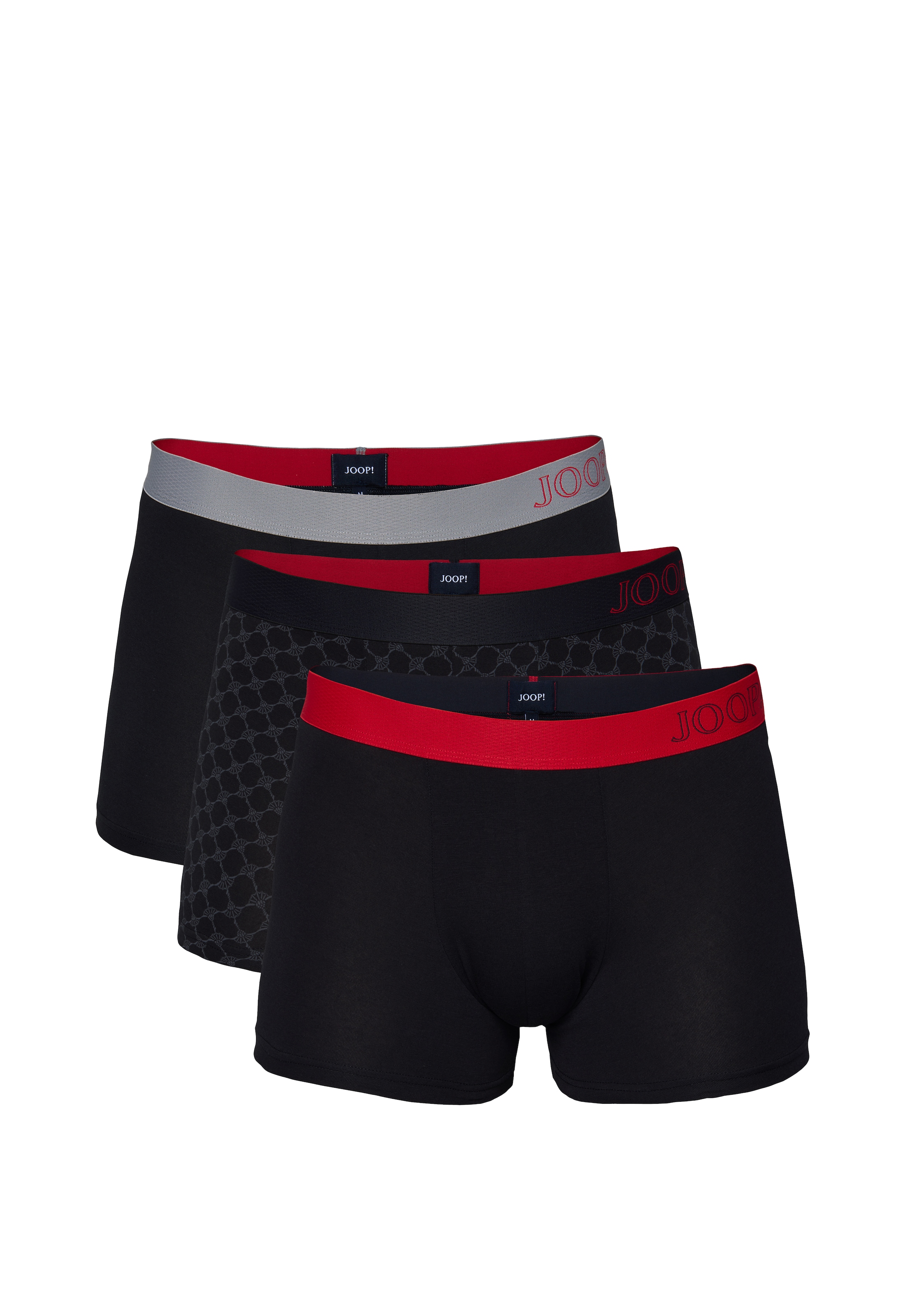 JOOP Boxershorts "Everyday" 3er Pack, ohne Eingriffe, Cornflower-Design, el günstig online kaufen