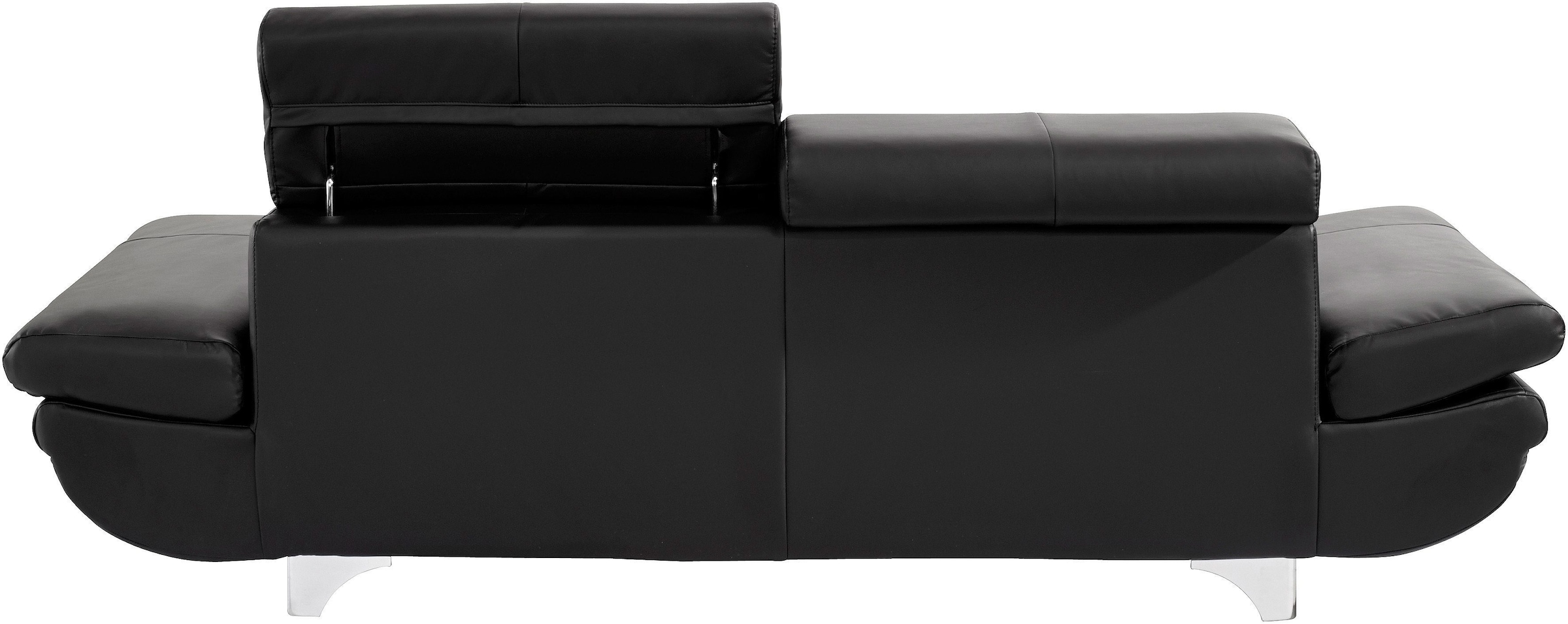 COTTA Polstergarnitur »Enterprise« Set,  Set bestehend aus: 3-Sitzer mit Arm- & Kopfteilverstellung & Hocker