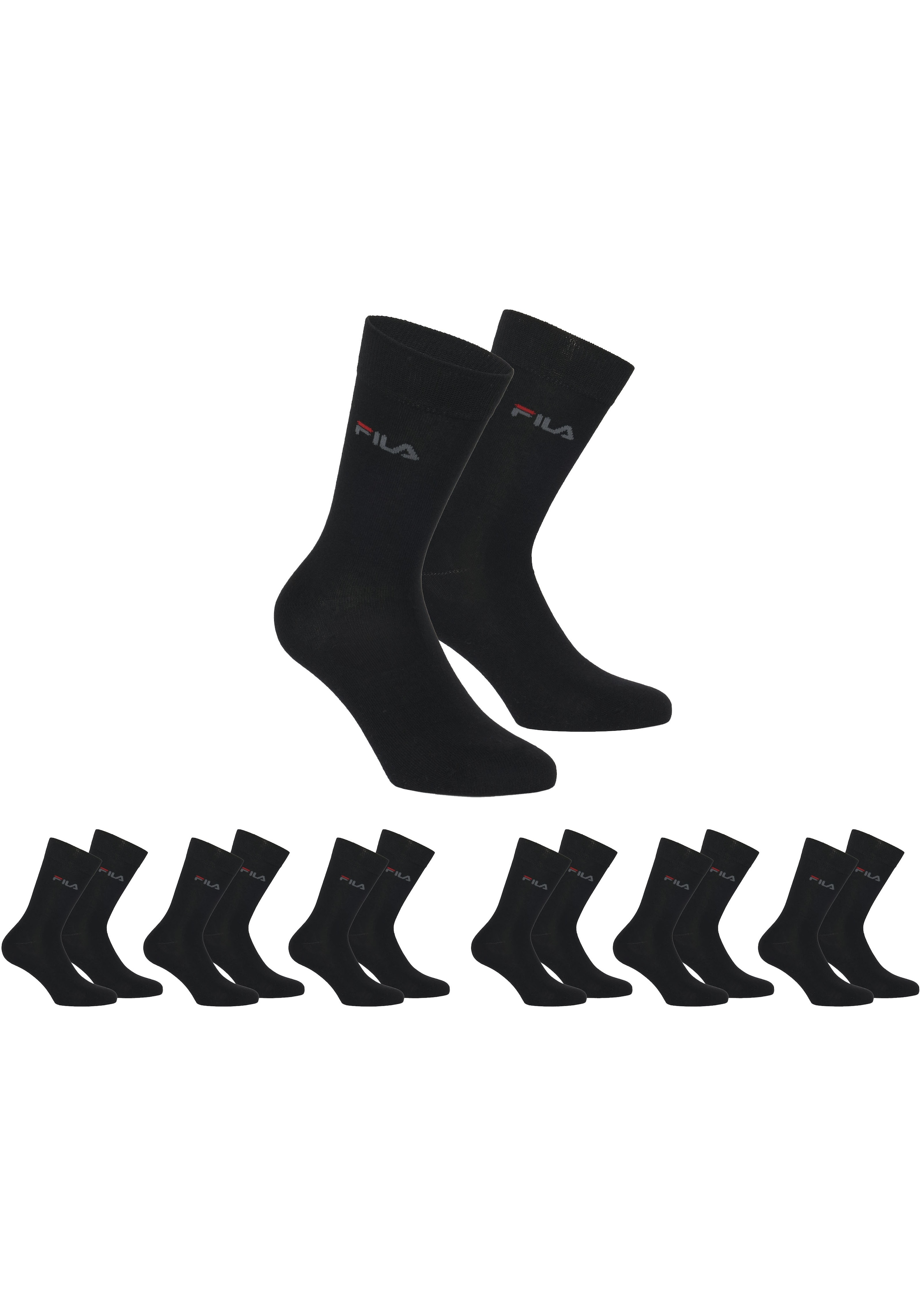 Fila Businesssocken "UNISEX LIFESTYLE PLAIN SOCKS", (6 Paar), mit eingestri günstig online kaufen