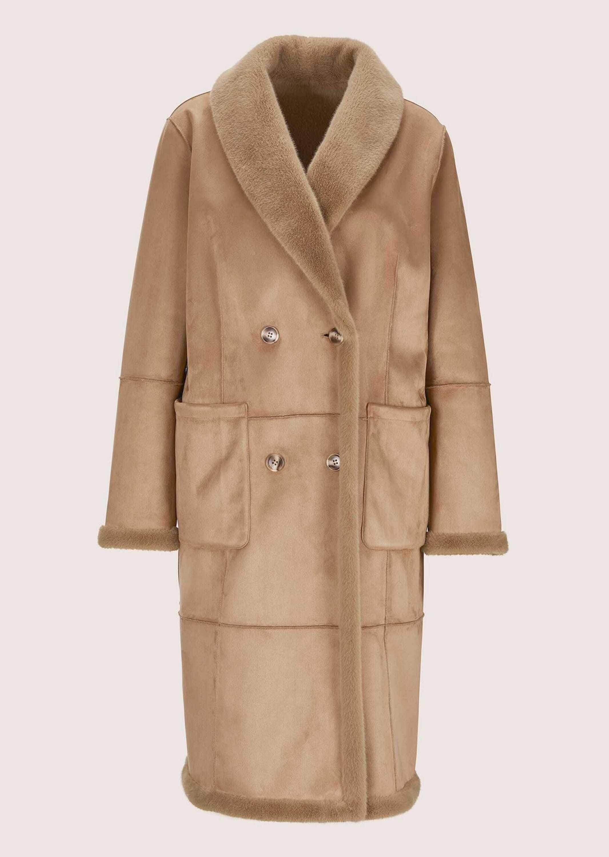 MADELEINE Langmantel "Wendemantel Wende-Mantel in Lammfell-Optik" günstig online kaufen