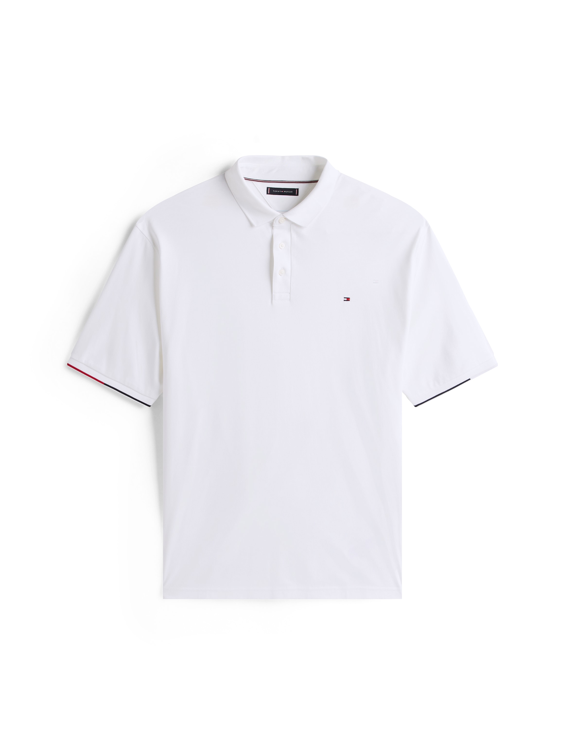 Tommy Hilfiger Big & Tall Poloshirt »BT-INTERLOCK FLAGCUFF SLIM FIT-B«, Große Größen