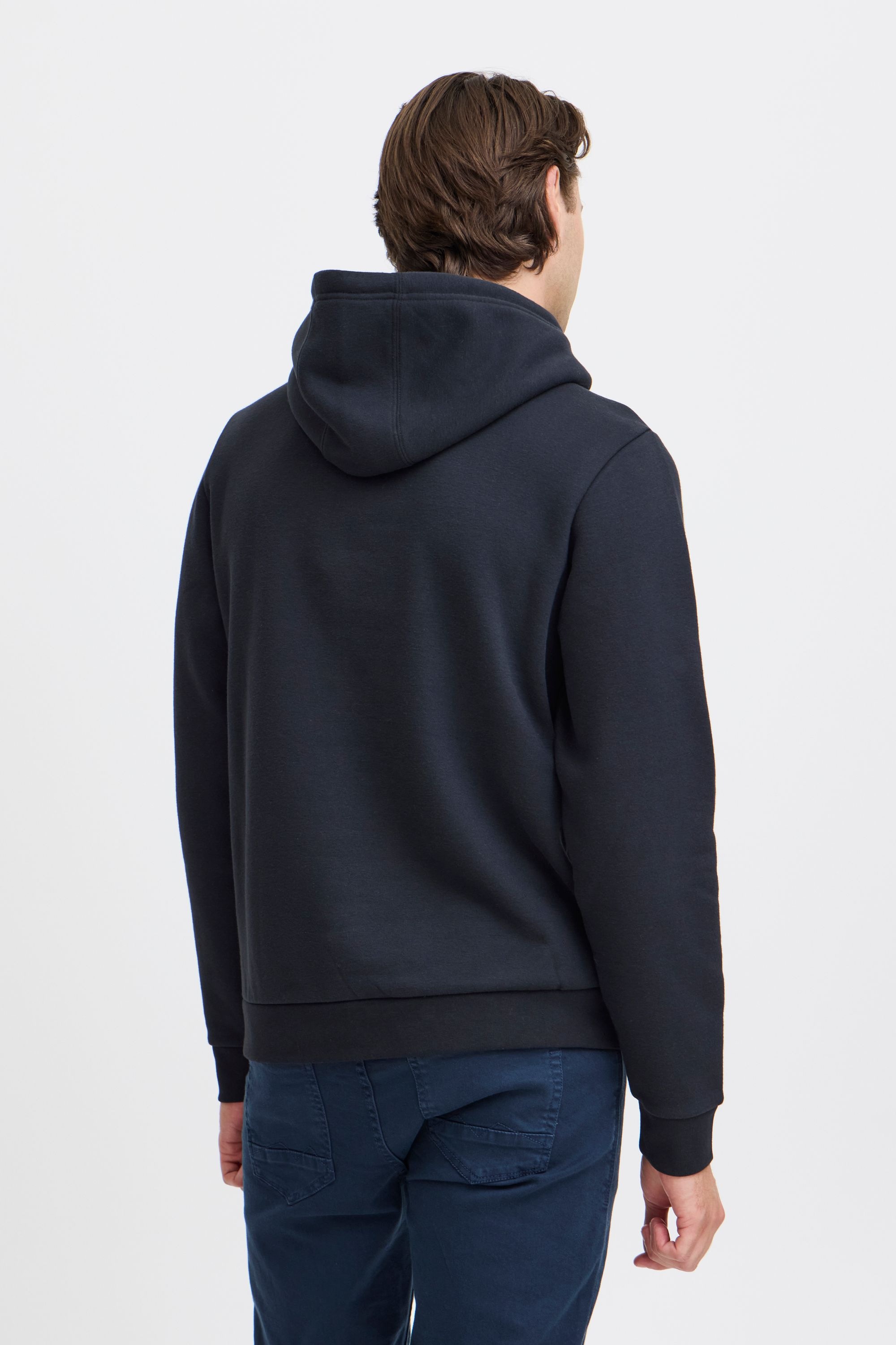 Kapuzenpullover BLEND "BHSweatshirt", Herren, Gr. XL, schwarz, Sweatware, 50% Baumwolle, 50% Polyester, bedruckt, Basic, regular fit normal, ohne Ausschnitt, eingesetzt, Pullover Kapuzenpullover, Stilvoller Hoodie mit Kapuze 6