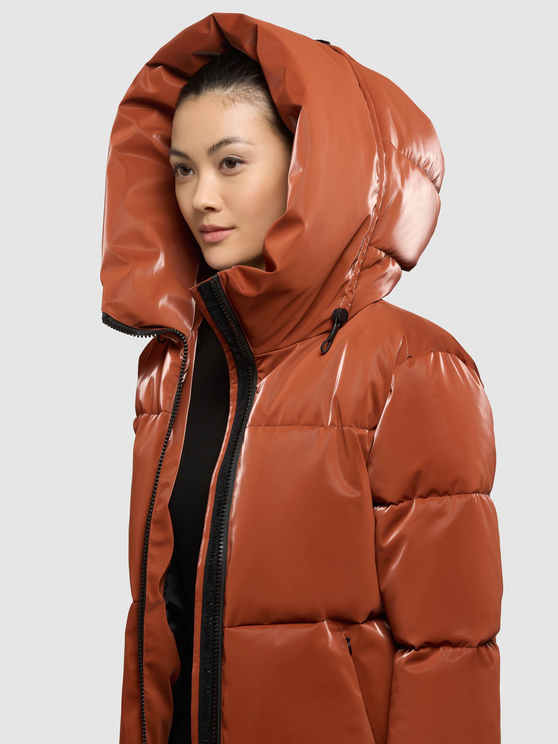 khujo Steppjacke »AUDREY SHINY« mit Kapuze